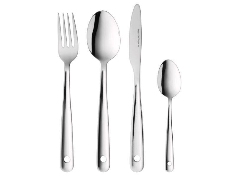 BergHOFF Essentials Alteo 25-Piece Stainless Steel Flatware Set - Elegant Cutlery for Dining, Weddings & Everyday Use