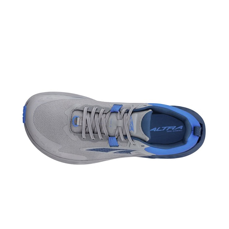 **HOKA ONE ONE Men's Timp 5 Trail Running Shoes - Lightweight Hiking Boots for Men, Gray/Blue - Perfect for Outdoor Adventures & Mountain Trails**