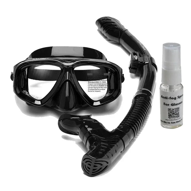 **Aleefa Unisex Swim Goggles with Tempered Glass Lens & Silicone Mask (64305) – Comfortable & Anti-Fog for Pool, Beach & Snorkeling**
