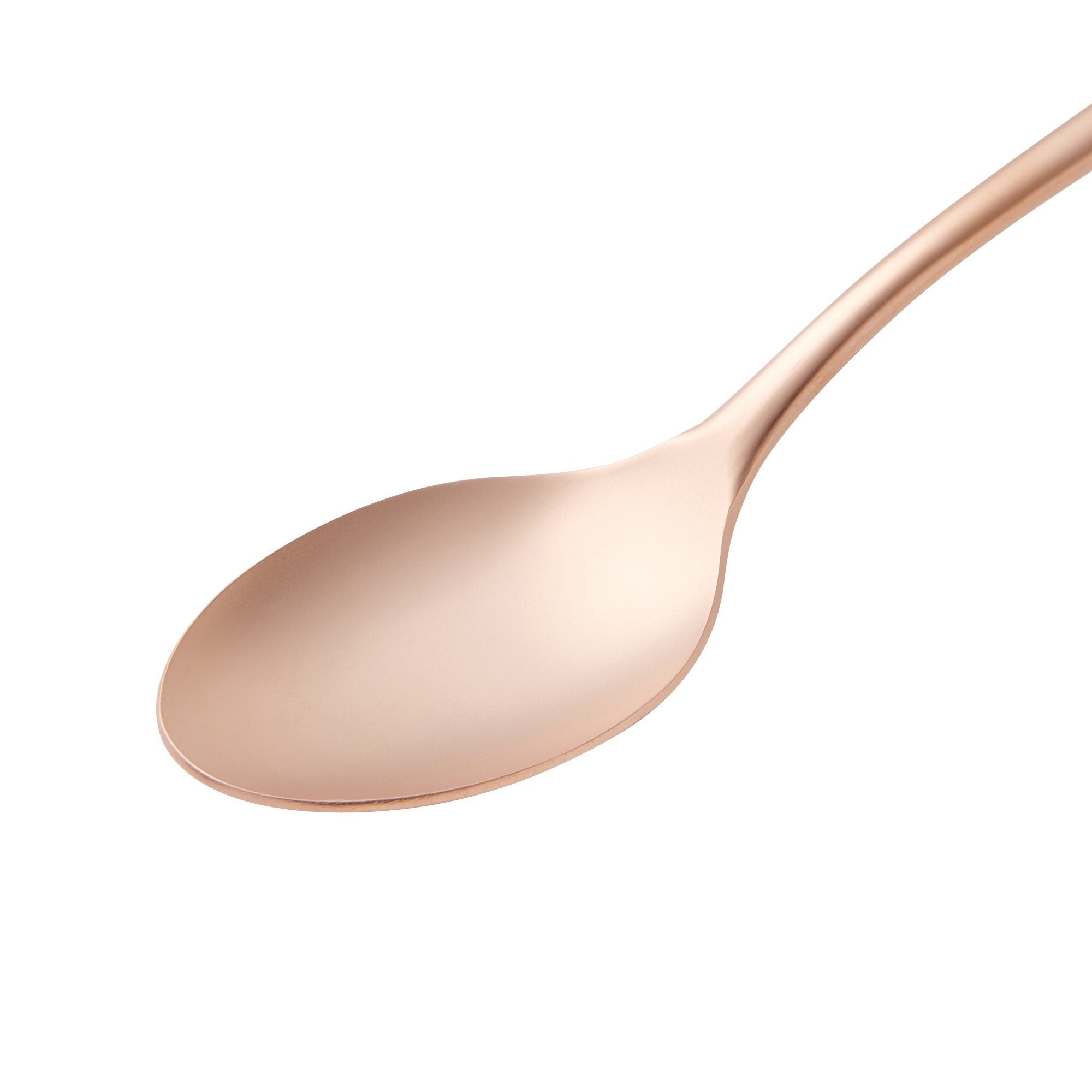 Elegant Pink Gold Dinner Spoon Set - Premium Stainless Steel Cutlery for Fine Dining, Wedding, Party & Home Use