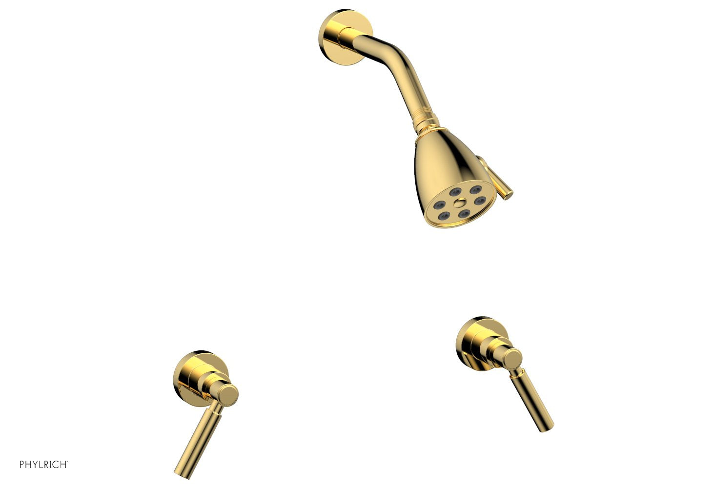 Premium Two Handle Shower Faucet Set with Lever Handles - D3130 Model - Perfect for Bathroom Renovation & Modern Home Upgrade