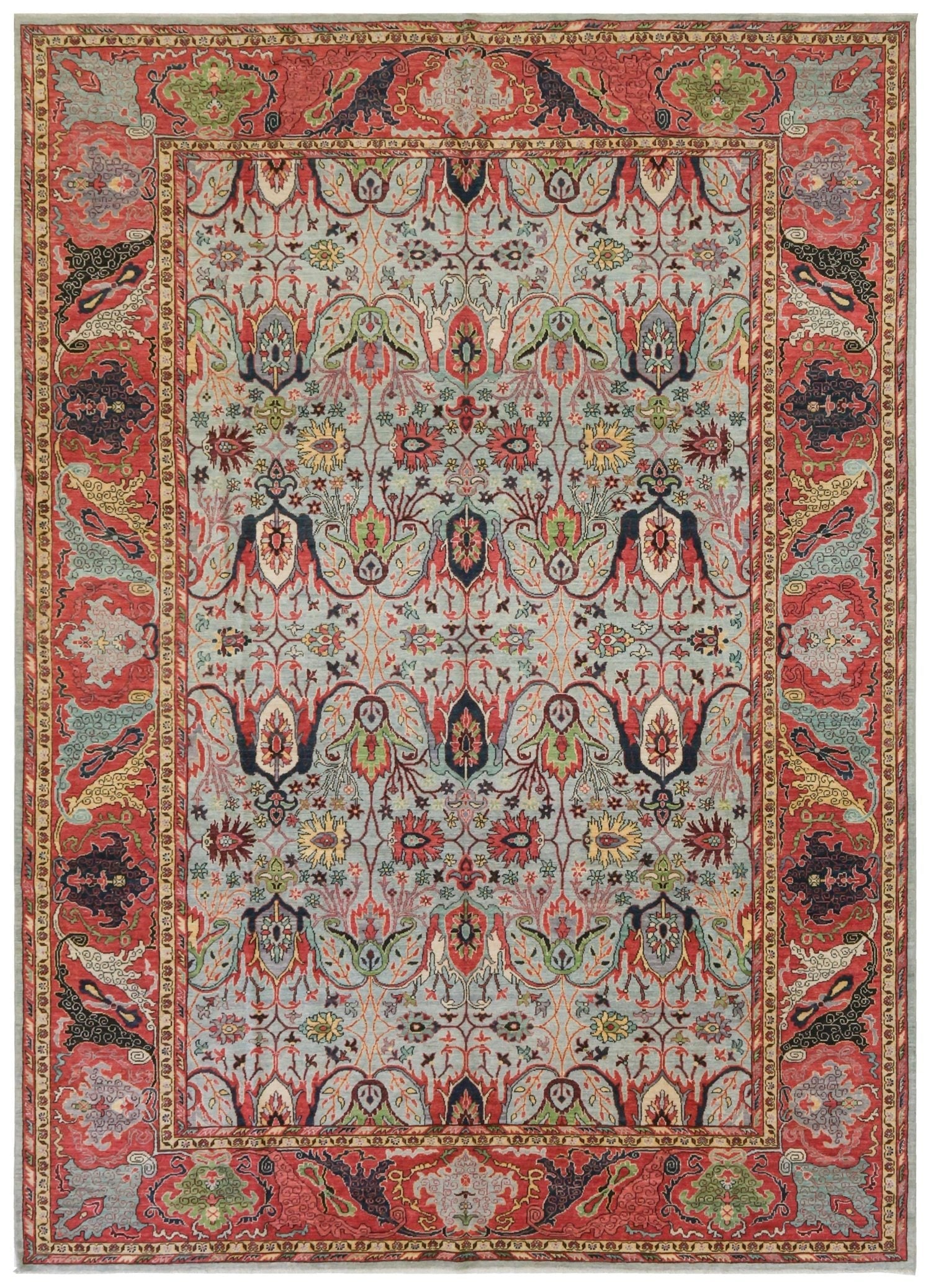 Handwoven Arabesque Bijar Tribal Rug - Traditional Persian Design, J74920 - Perfect for Boho Home Decor, Living Room, Bedroom & Office