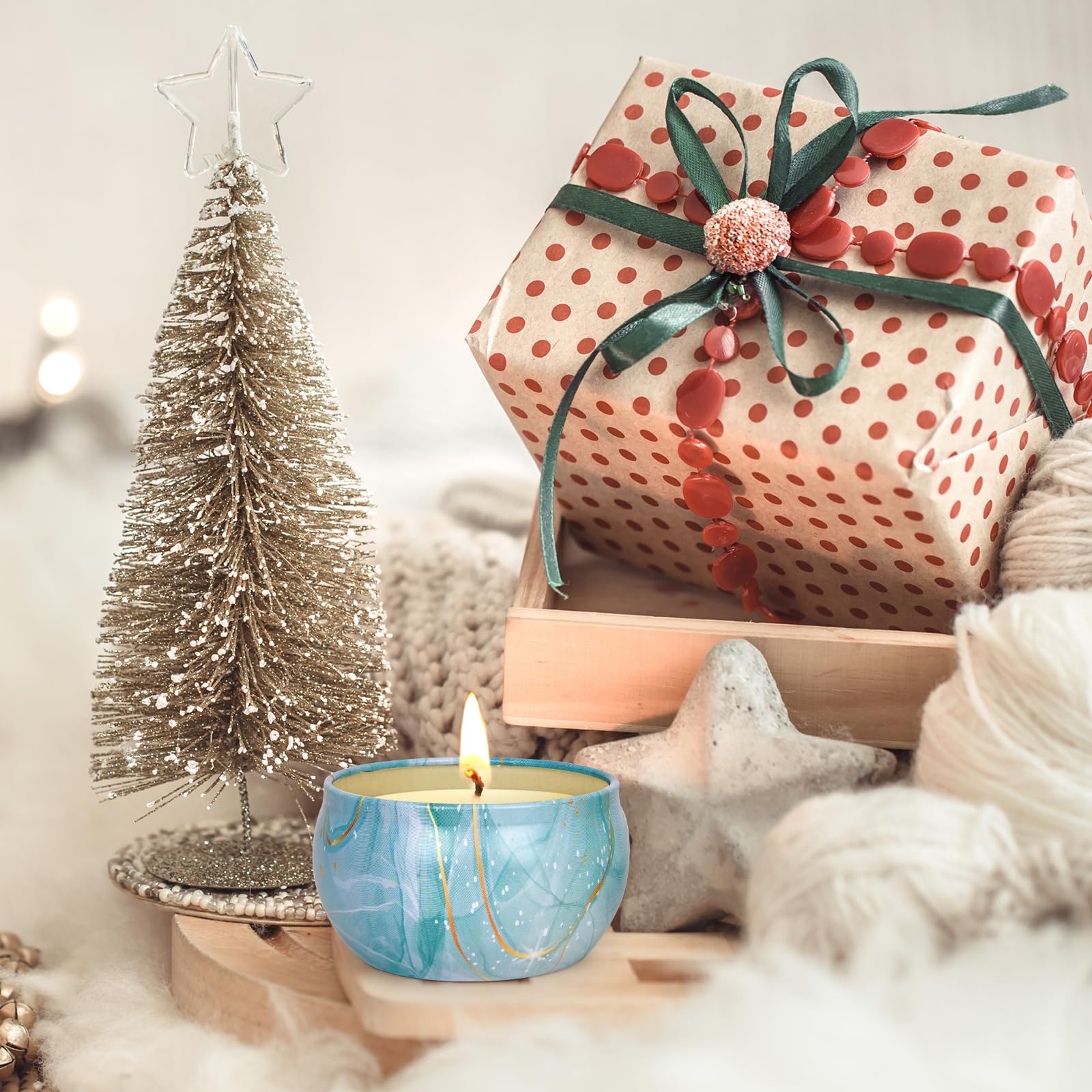 6 Pack Scented Soy Wax Candles for Women - Aromatherapy Home Fragrance Gifts Set for Christmas, Birthday, Mother's Day & Teacher Appreciation - Perfect for Relaxation, Spa Nights & Cozy Home Decor