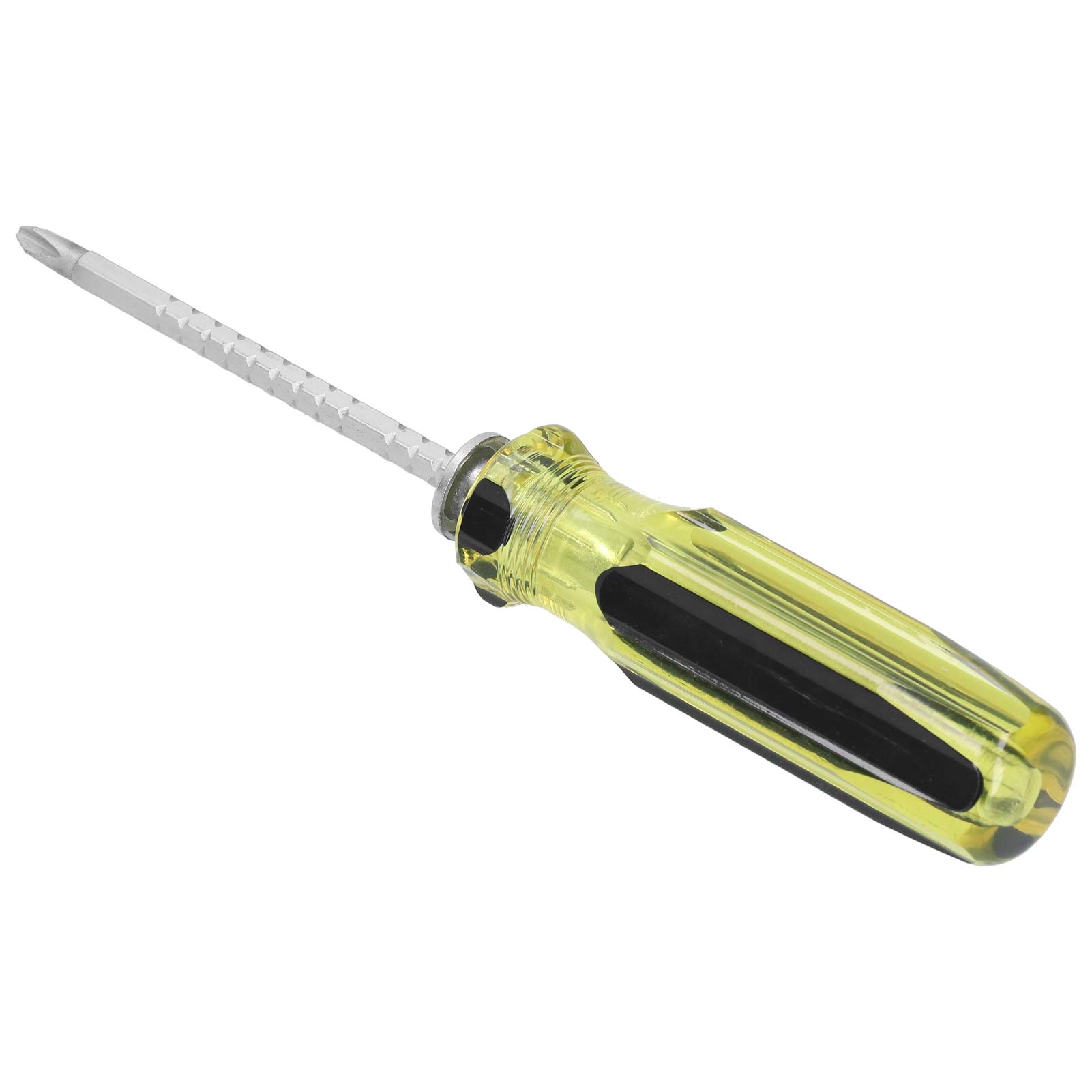 2-in-1 Magnetic Ratcheting Screwdriver Set - Double Head Adjustable Manual Screwdriver with Nut Driver for Home Repair, Electronics & DIY Crafts (Professional Quality)