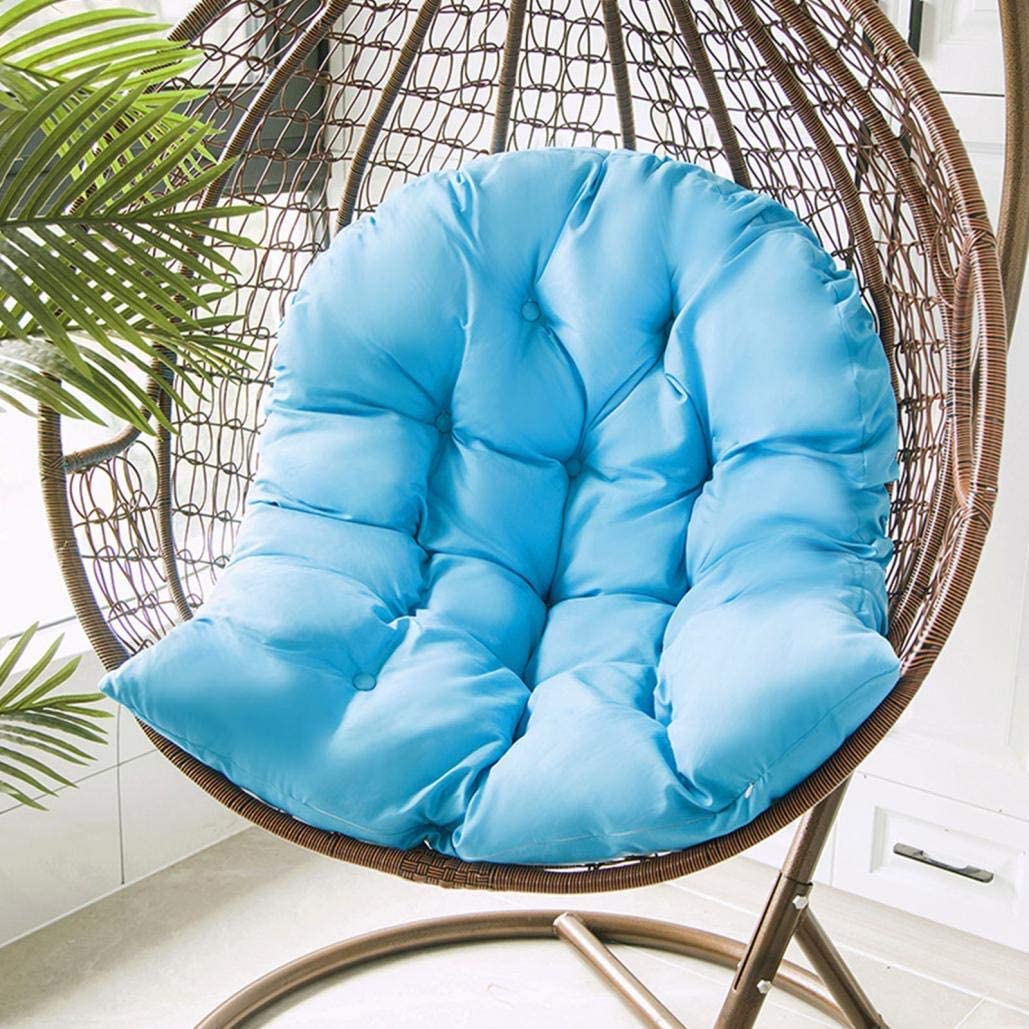 **Hanging Basket Seat Cushion - Soft Thickened Replacement Cushion for Egg Chairs, Swing Hammocks & Patio Garden Chairs (Indoor/Outdoor Use) - Perfect for Relaxing in Backyards, Porches & Sunrooms**
