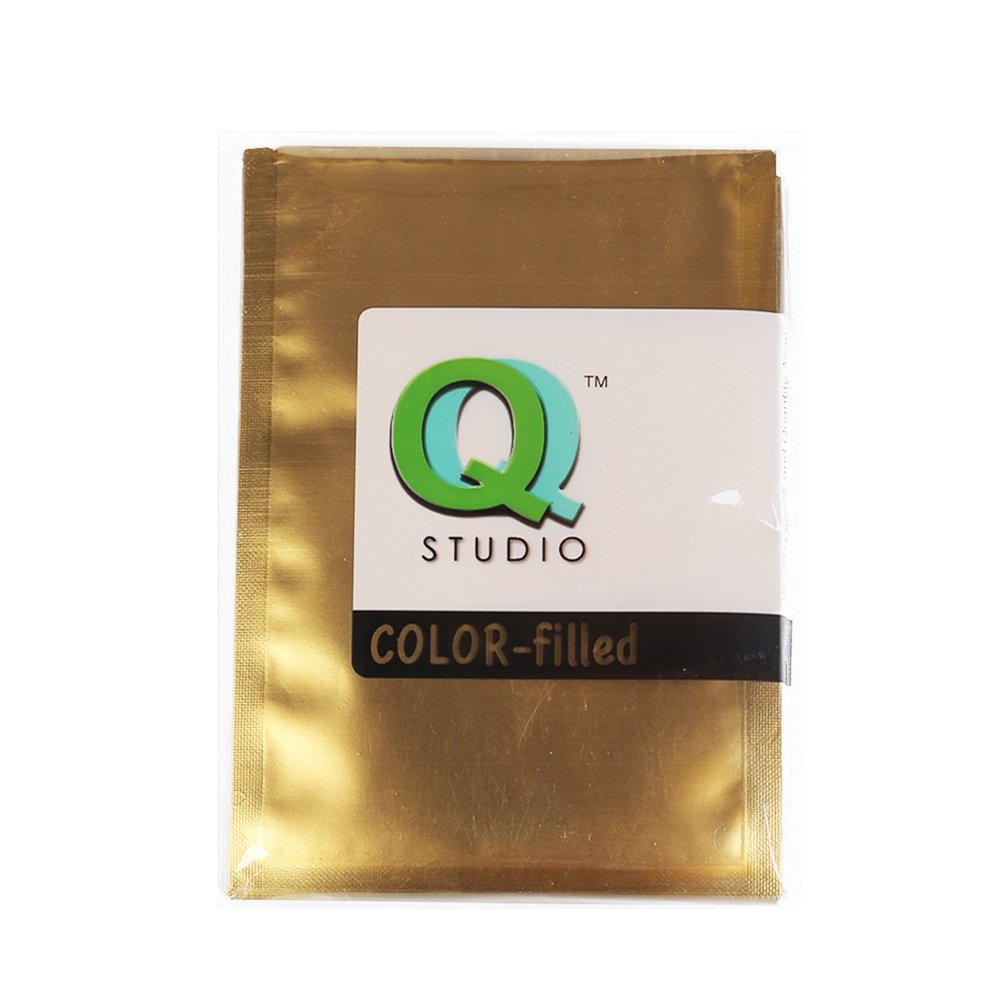 Premium Gold Mylar Foil Bags - 100 Pack (10cm x 15cm) | Resealable Food Storage Bags for Snacks, Coffee, Tea & Dry Goods | Airtight, Moisture-Proof & Freshness Protection | Perfect for Home, Kitchen & Pantry Organization