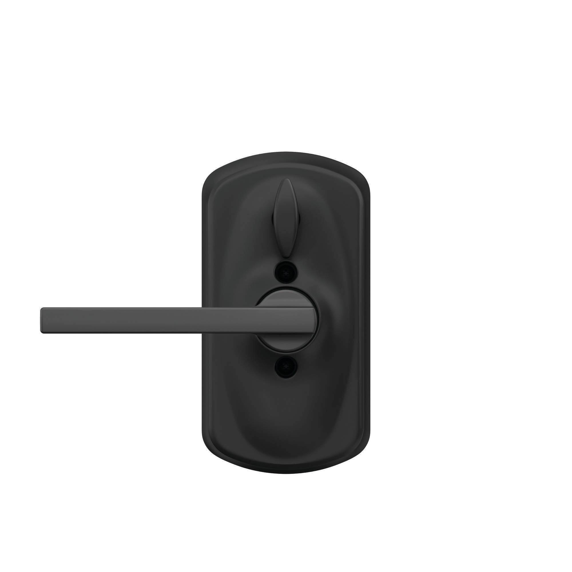Schlage FE595 PLY 622 LAT Plymouth Keypad Entry Door Lock with Flex-Lock Technology & Latitude Lever - Matte Black Finish | Secure Keyless Entry for Homes & Offices