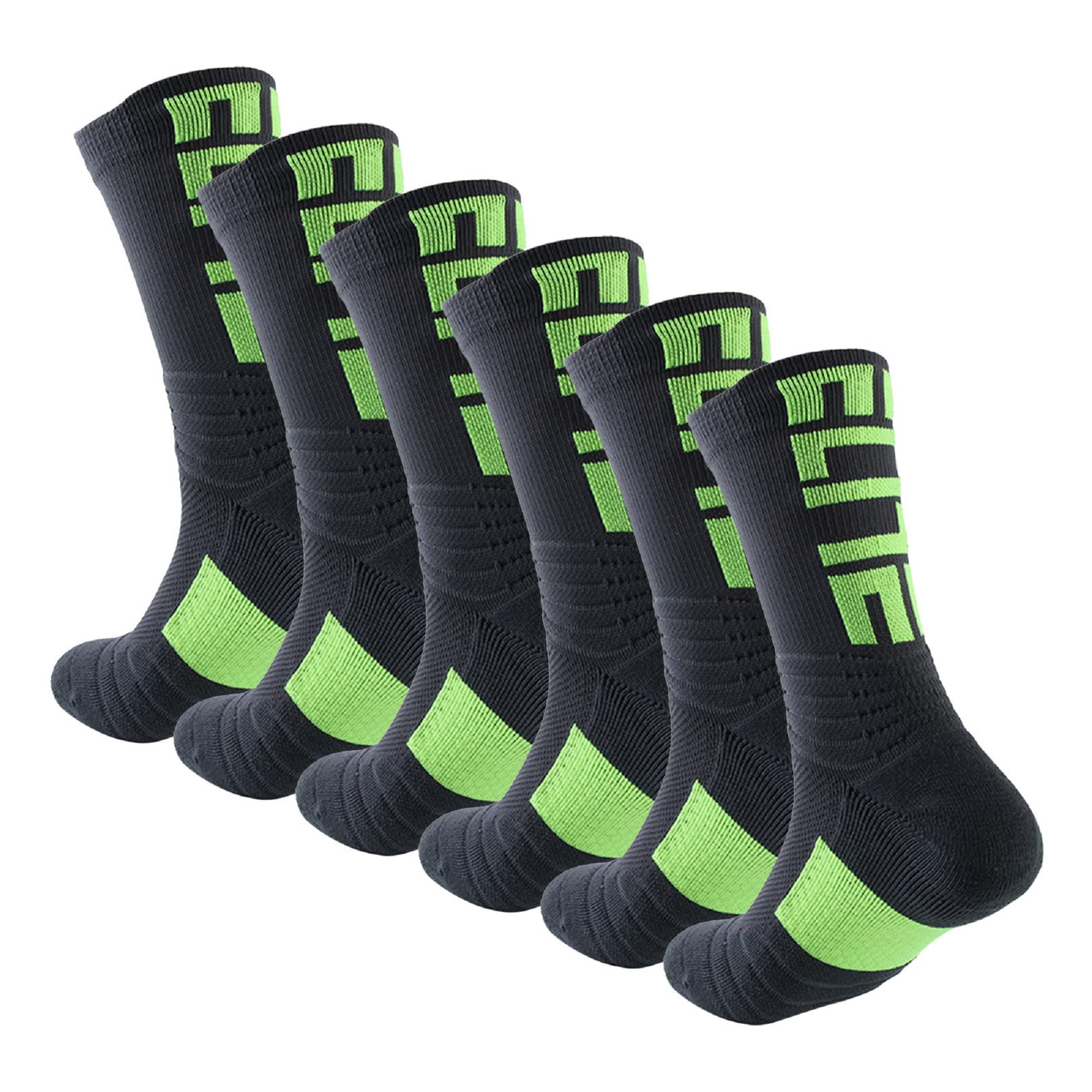 **Best Cotton Compression Socks for Women & Men – 6 Pairs High-Performance Running Socks – Moisture-Wicking & Breathable – Ideal for Running, Travel & Recovery**