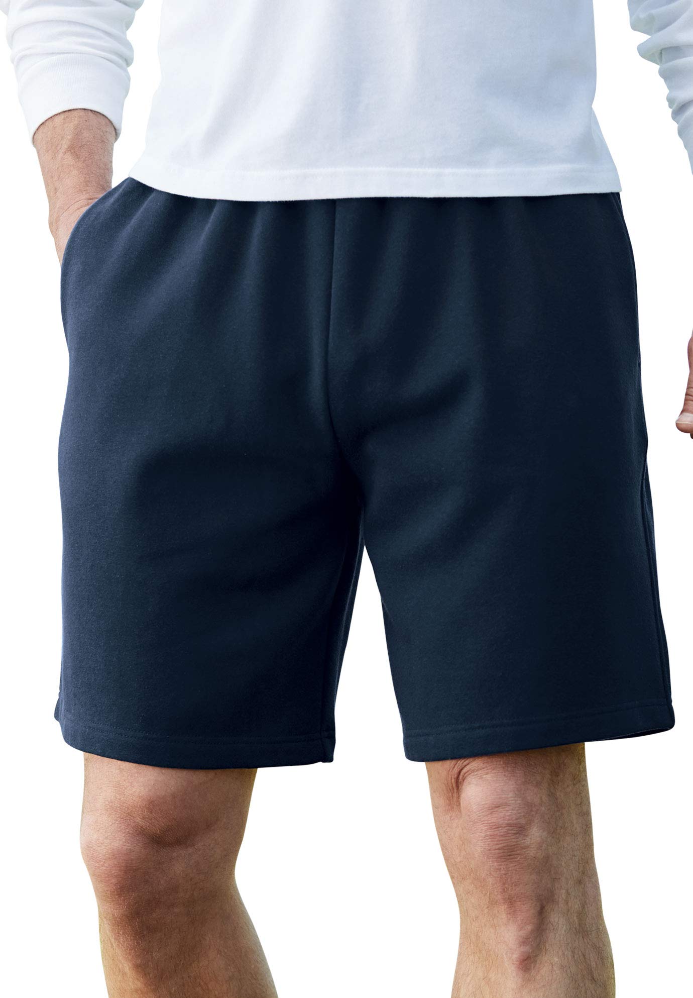 **KingSize Men's Big & Tall Comfort Fleece Shorts - Soft Lounge & Sleepwear for Relaxing at Home**