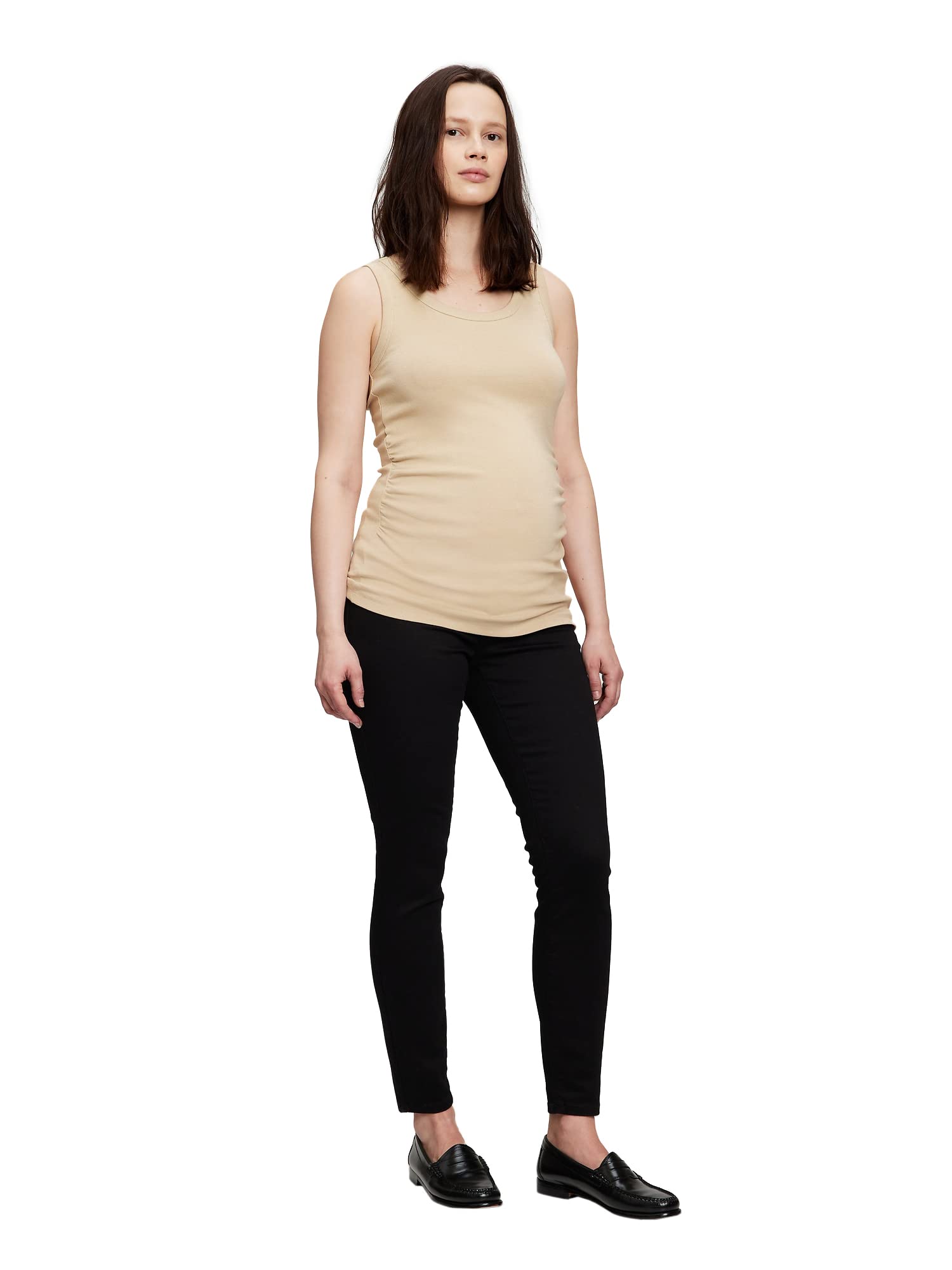 GAP Women's Maternity Skinny Jeans with Stretch Inset Panel - Comfortable Pregnancy Denim Pants for Work & Casual Wear