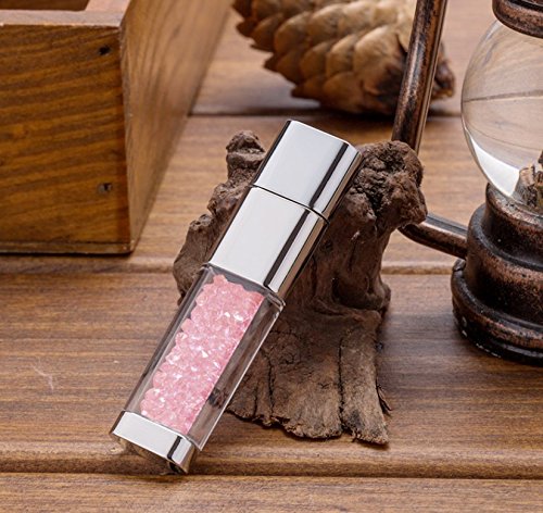 FeliSun Kristall 32GB USB 3.0 Flash Drive - Pink External Memory Stick for Data Storage, Fast Transfer Speed - Perfect for Birthday Gifts, Wedding Favors, Office Use & School Projects