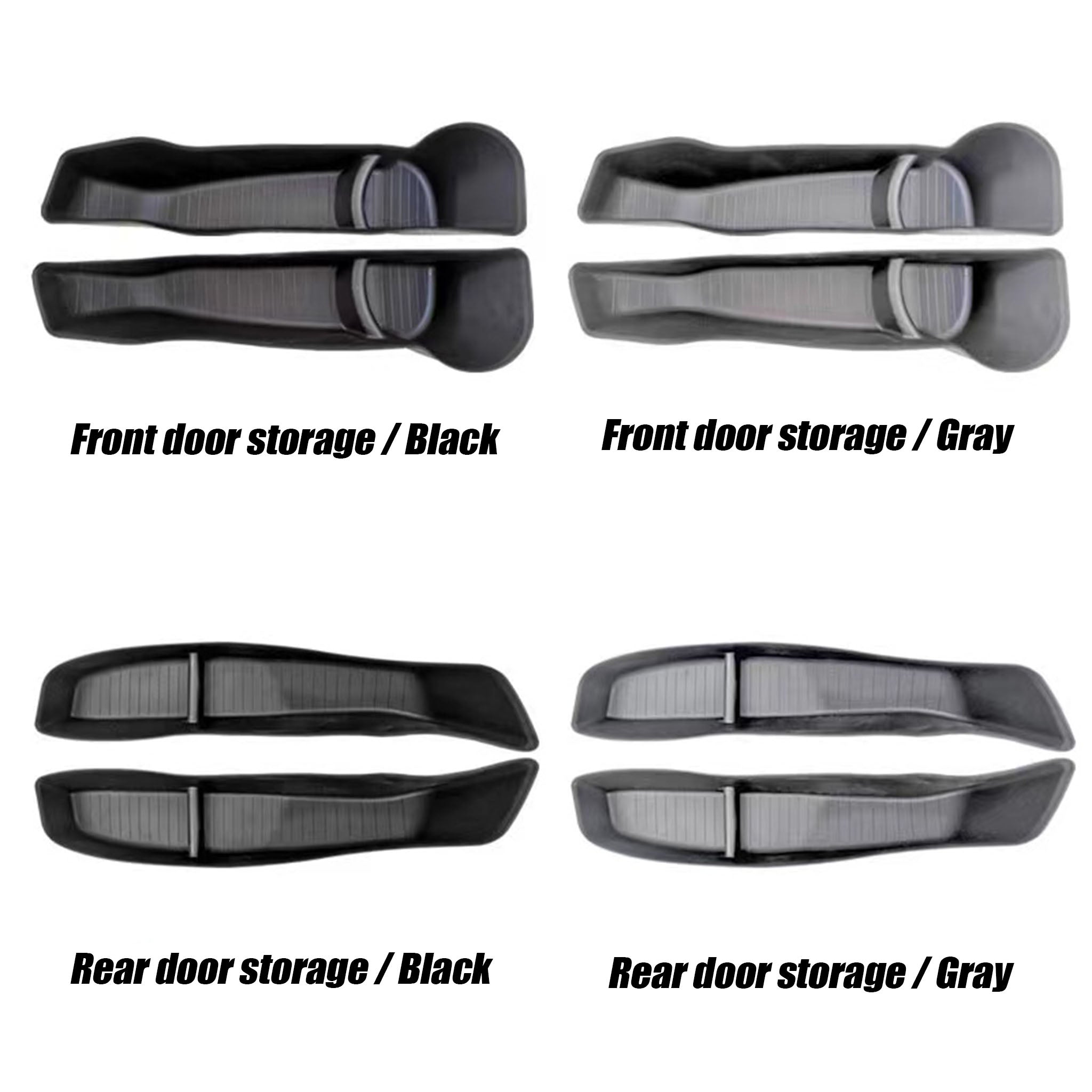 Tesla Model Y Side Door Storage Tray 2020-2024 | Car Organizer Accessories for Phone, Keys & Small Items | Perfect for Road Trips & Daily Commute