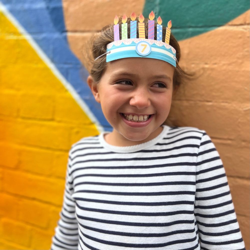 DIY Cotton Twist Birthday Crown Kit - Handmade Party Decor for Kids, Girls, Boys - Perfect for Birthday Parties, Princess Themes & Craft Activities