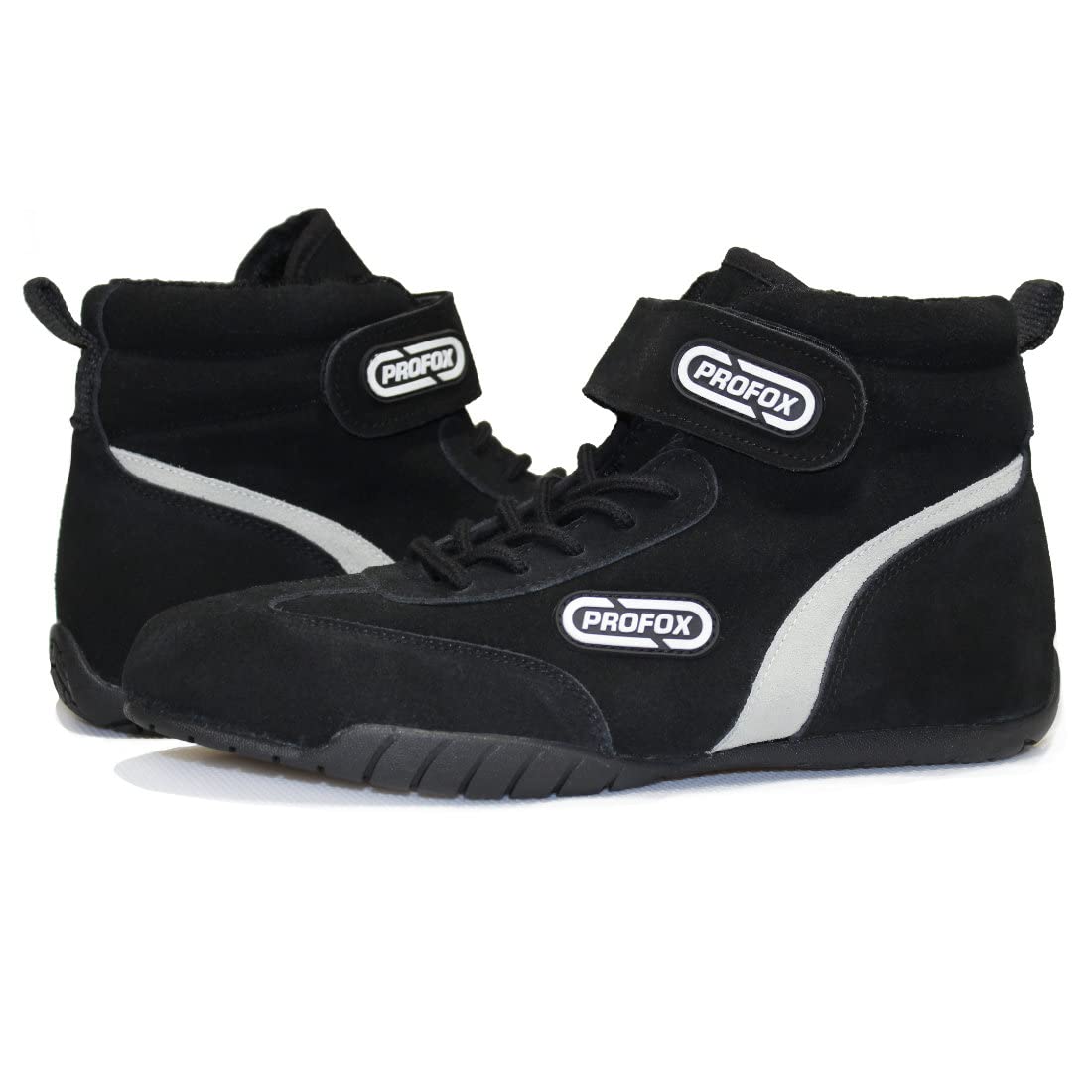 Men's Racing Boots SFI 3.3/5 Certified - Black Fireproof Driving Shoes for Motorsports, Track Days & Performance Driving - Comfortable & Durable Auto Racing Footwear