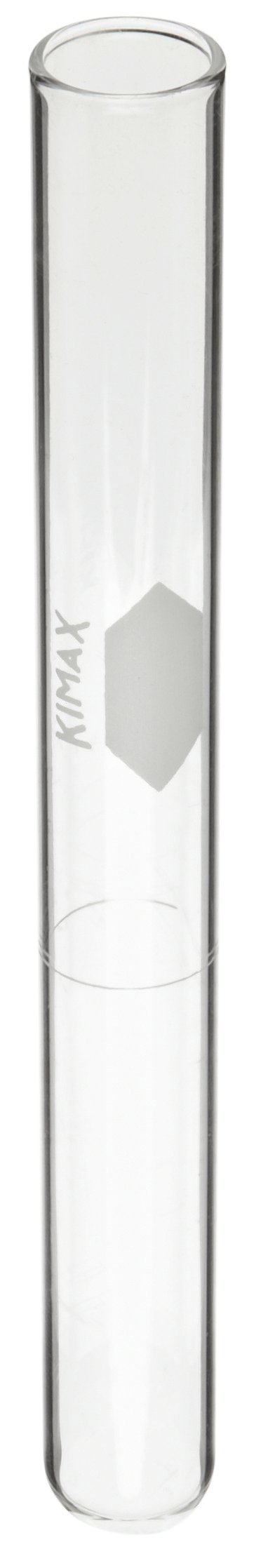 Kimble 45071-10 10mL Clear Glass Round Bottom Graduated Culture Tube for Milk Testing - Case of 72 - Ideal for Laboratory, Dairy Testing & Scientific Experiments