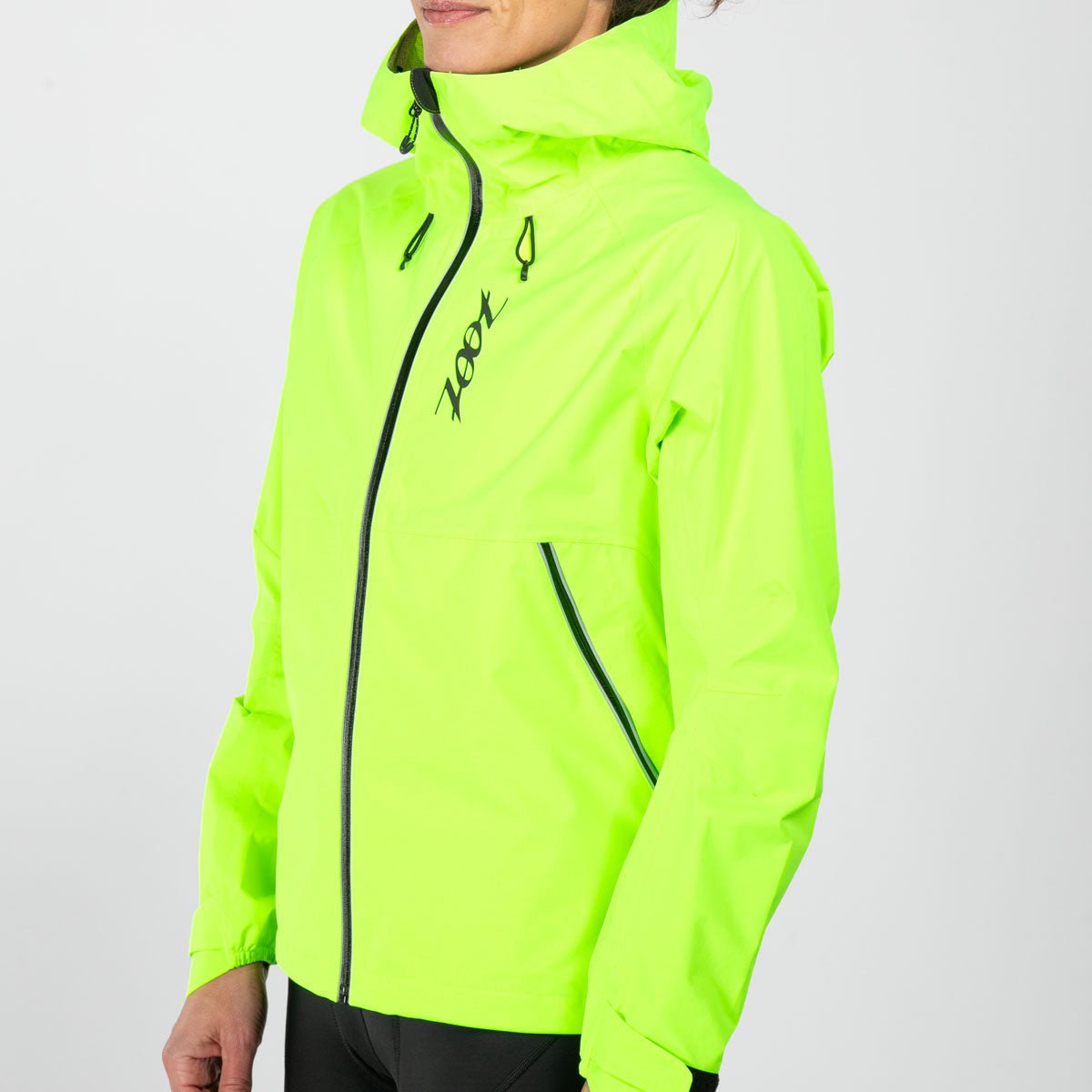 Women's Elite FlashJacket - High Visibility Safety Yellow Windbreaker for Running, Cycling & Outdoor Activities