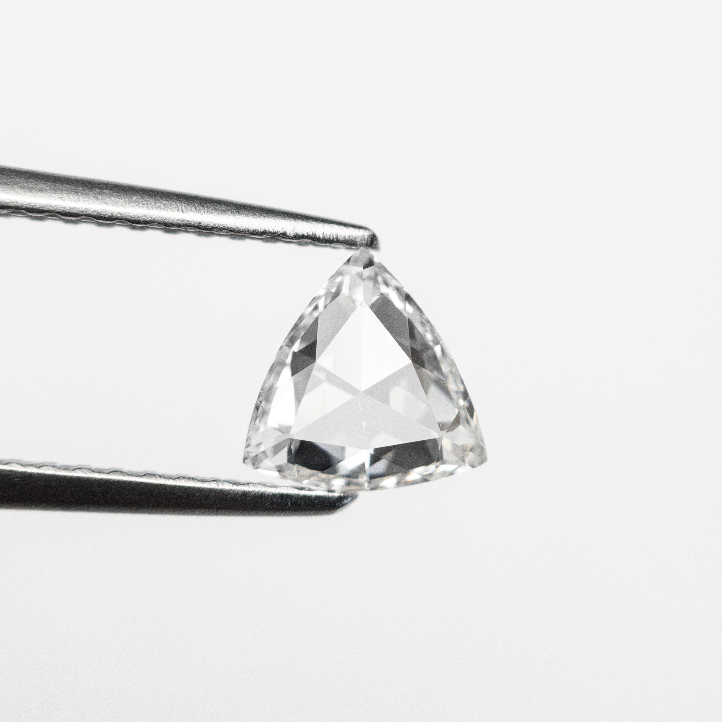 0.70ct VS1 F Color Trillion Rose Cut Loose Diamond - 6.24x6.24x2.49mm for Engagement Rings & Fine Jewelry Making