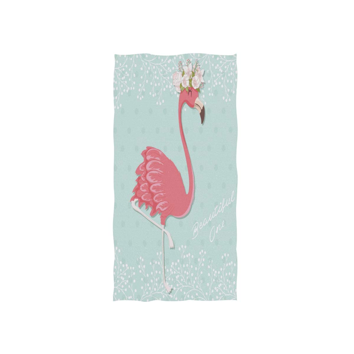 Premium Pink Flamingo Hand Towels - Ultra Soft & Highly Absorbent Bathroom Towels for Yoga, Gym, Spa & Hotel Use - 30 x 15 Inch Luxury Print Multi-Purpose Fingertip Towels - Perfect for Home Decor, Guest Bathrooms & Beach Essentials