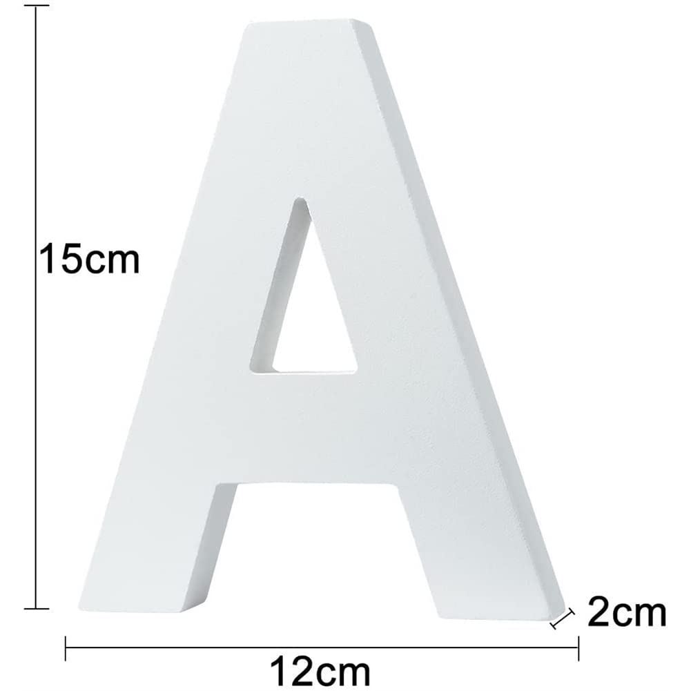 Personalized Wooden Wall Letters - Free-Standing Alphabet Decor for Kids Room, Nursery, Wedding, Birthday Party & Home Decoration | Perfect for DIY Wall Art, Photo Backdrops & Themed Events