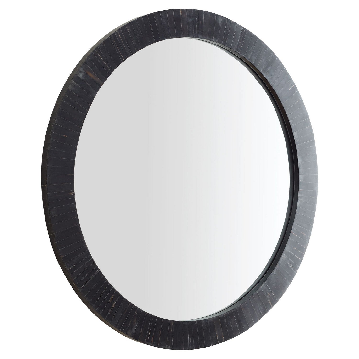 Cyan Design 11444 Nautilus Mirror - Black Wall Decor for Bathroom, Living Room & Bedroom | Coastal & Nautical Style Home Accent