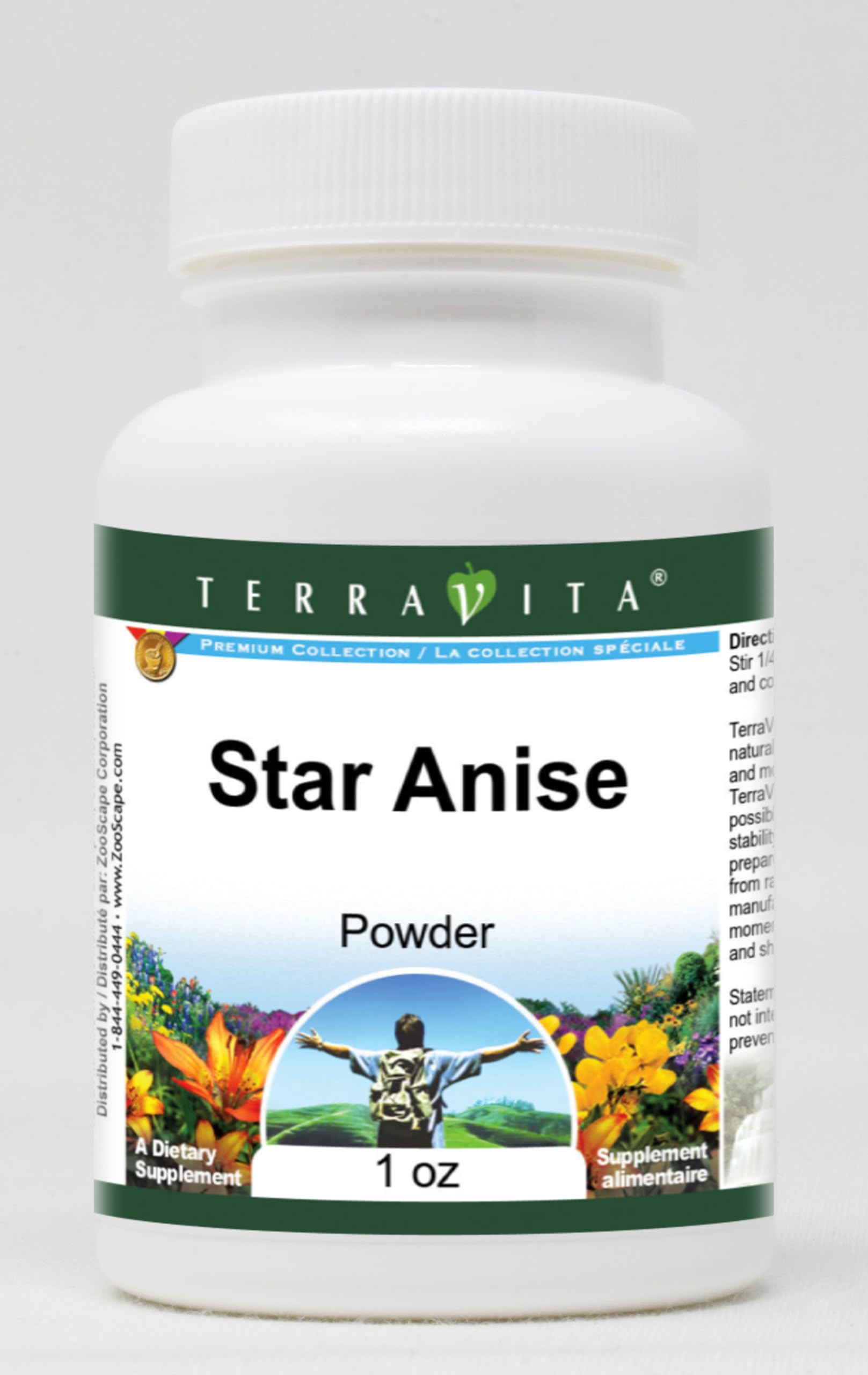 Premium Star Anise Powder - 1 oz (ZIN: 518962) | Organic Chinese Spice for Baking, Tea & Asian Cooking | Perfect for Pho, Mulled Wine & Holiday Recipes