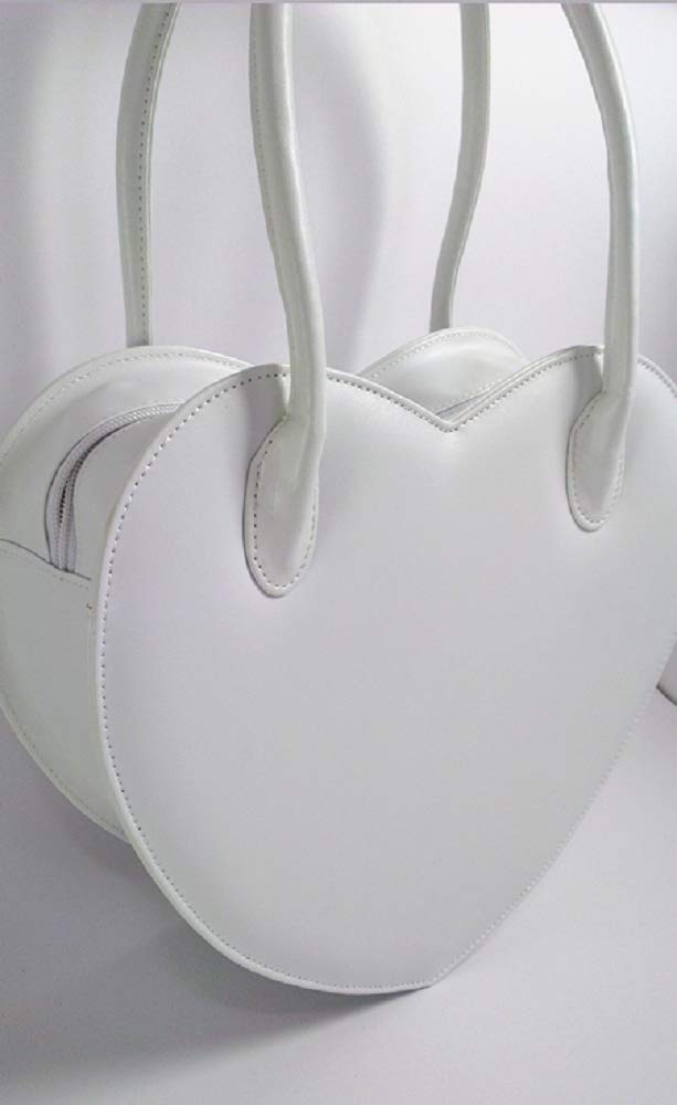 GK-O Fashion Women's Heart Shaped Lolita Handbag - PU Leather Clutch Purse & Wallet for Party, Date Night, Cosplay and Gift Giving