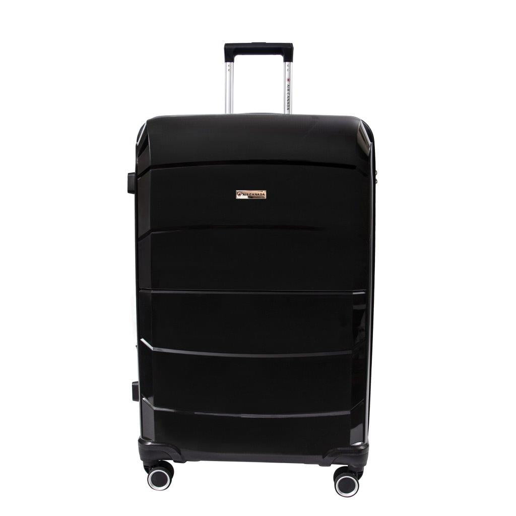 Air Canada Optimum Hardside Expandable Large Luggage Suitcase - 28-32 Inch Spinner Wheel Travel Bag for International Flights & Business Trips