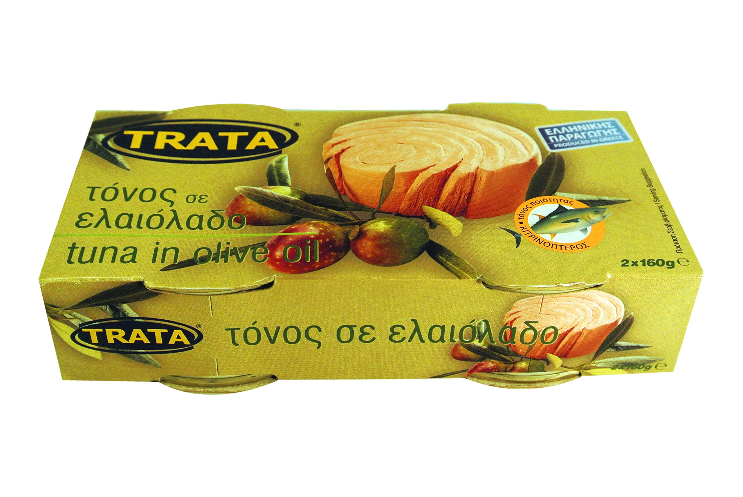 Premium Trata Tuna in Olive Oil - 320g Can - Wild Caught, High Protein, Keto & Paleo Friendly - Perfect for Salads, Sandwiches, and Healthy Meal Prep