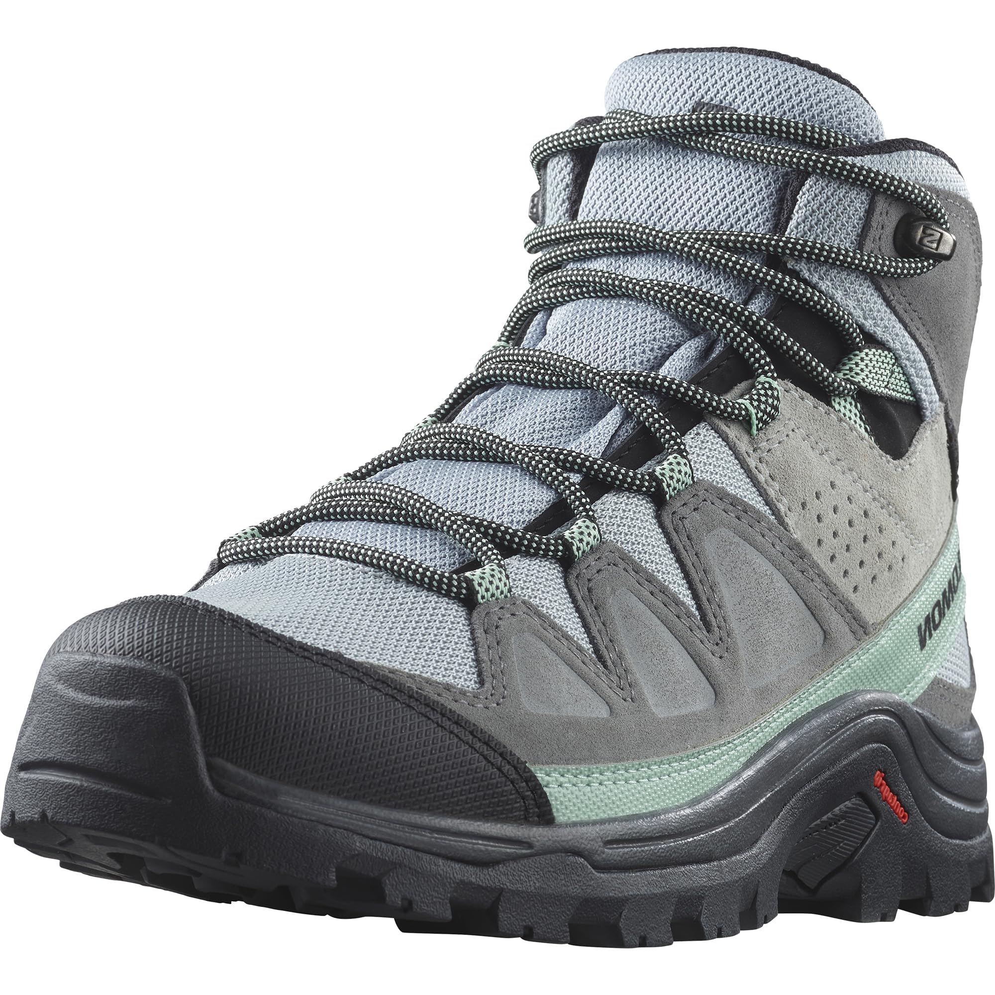 Salomon Women's Quest Rove Gore-Tex Waterproof Hiking Boots - Suede Leather Backpacking Shoes for Women - Perfect for Trail Hiking, Mountain Climbing & Outdoor Adventures