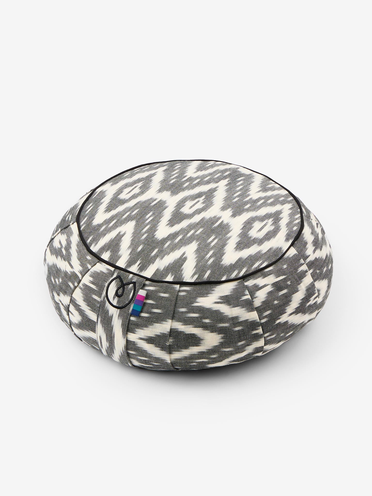 Yogamatters Ikat Zafu Meditation Cushion - Premium Round Zen Pillow for Yoga, Meditation & Mindfulness Practice - Perfect for Home, Studio or Outdoor Use