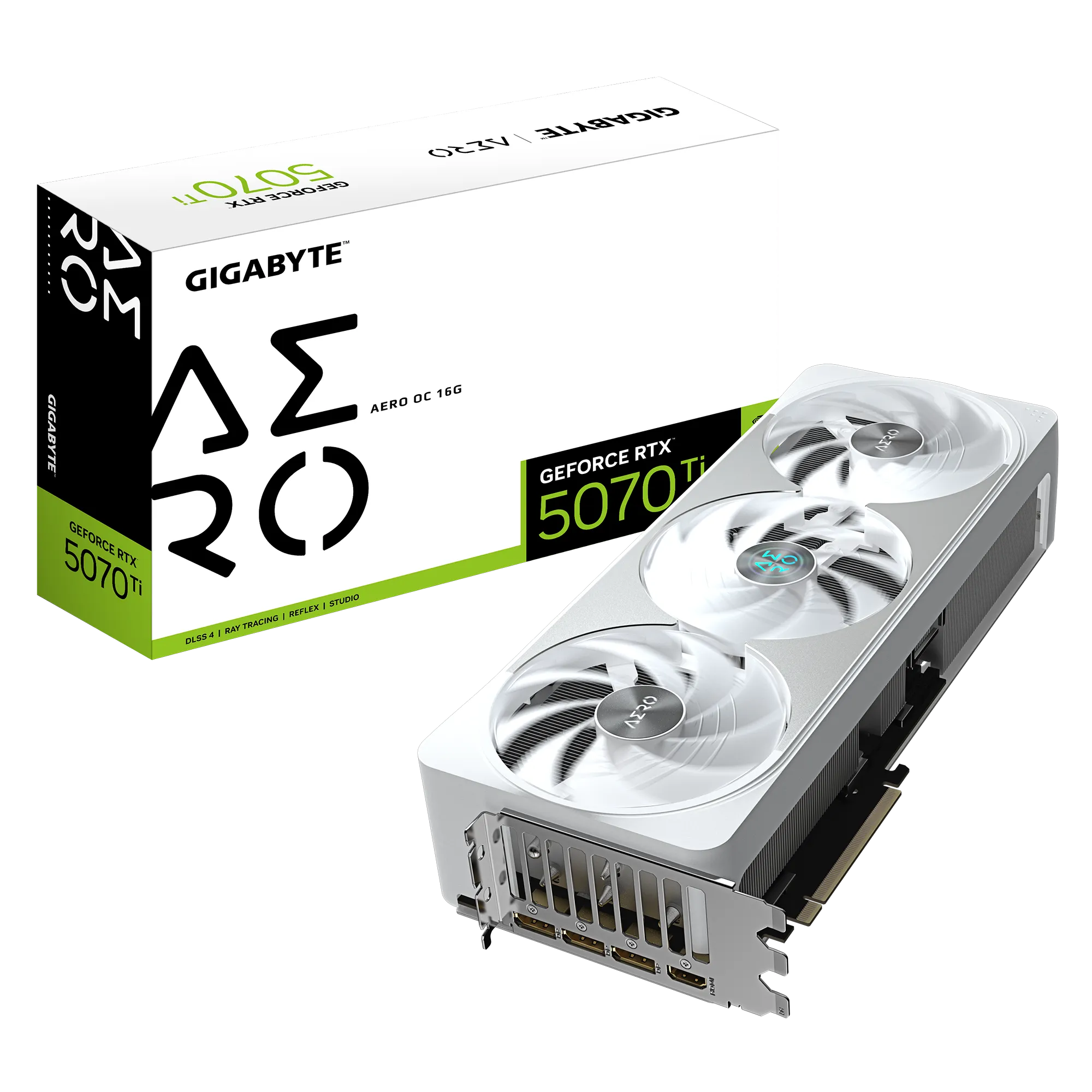Gigabyte GeForce RTX 5070Ti Aero OC 16GB GDDR6 Graphics Card - High Performance Gaming GPU for 4K Gaming, VR & Content Creation | PC Build Upgrade