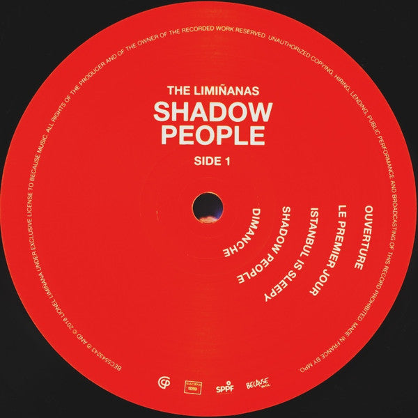 The Limiñanas - Shadow People LP + CD Album Limited Edition Near Mint (NM/M) - Perfect for Vinyl Collectors & Music Enthusiasts