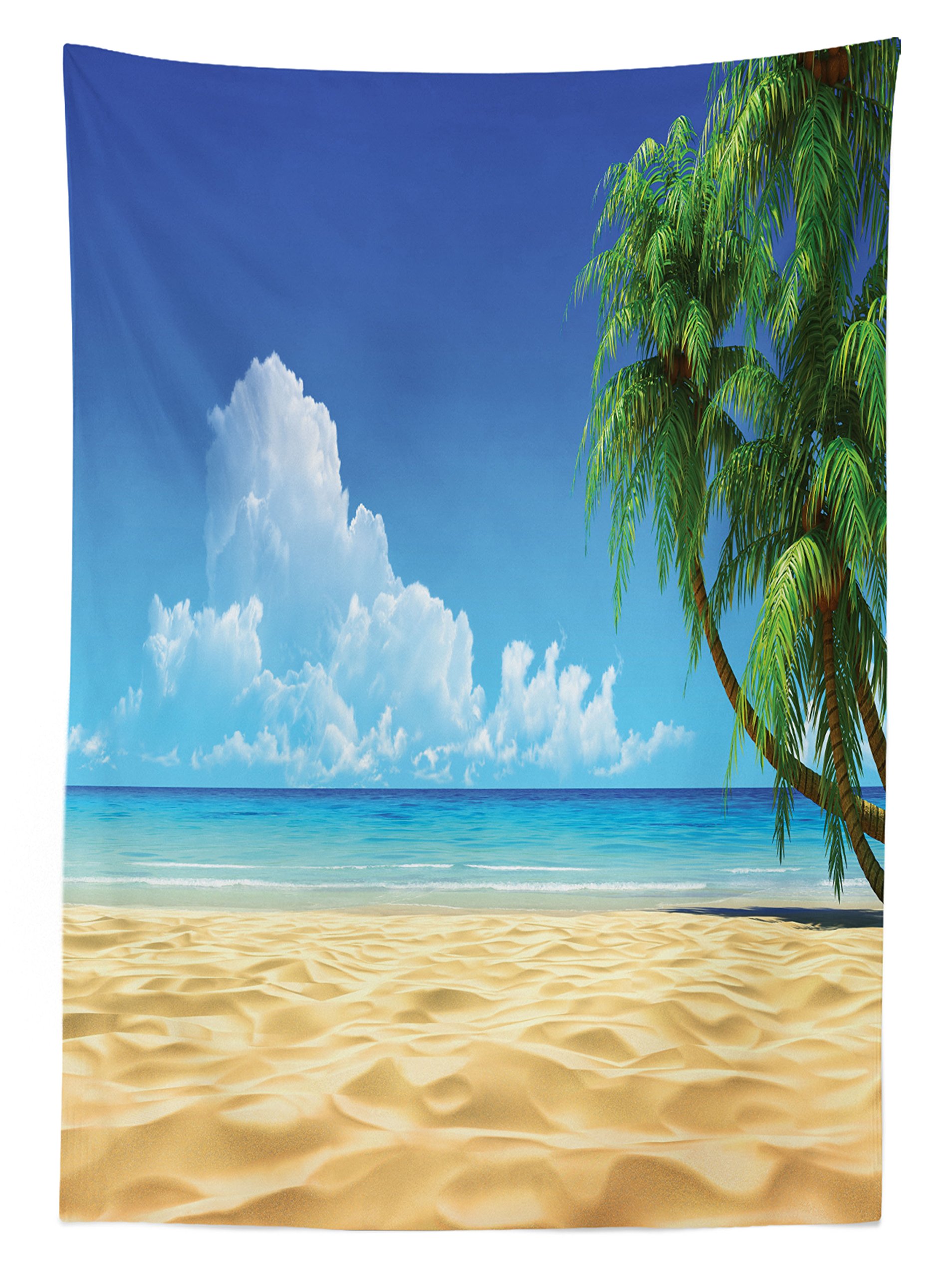 Ambesonne Tropical Beach Tablecloth - 58