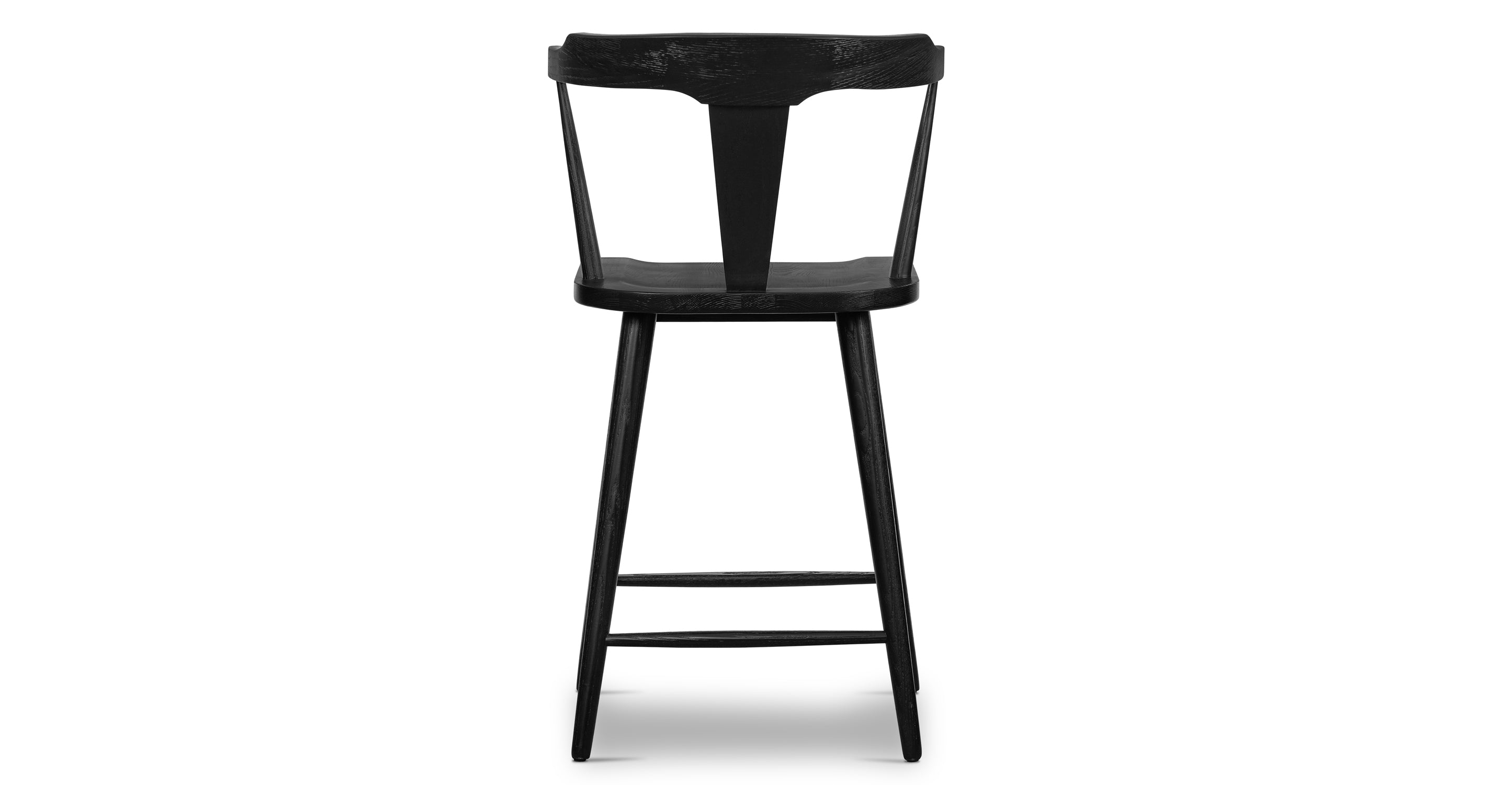 Enzo Counter Stool - Modern Kitchen Bar Stools with Back Support, Adjustable Height for Breakfast Nook, Home Bar & Dining Room Decor