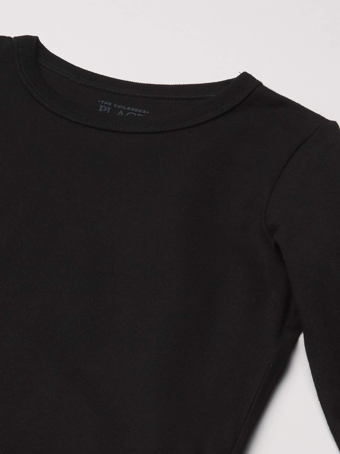 The Children's Place Baby & Toddler Boys Long Sleeve Cotton Layering Tee - Soft Basic Shirt for Everyday Wear, Playdates & Family Outings