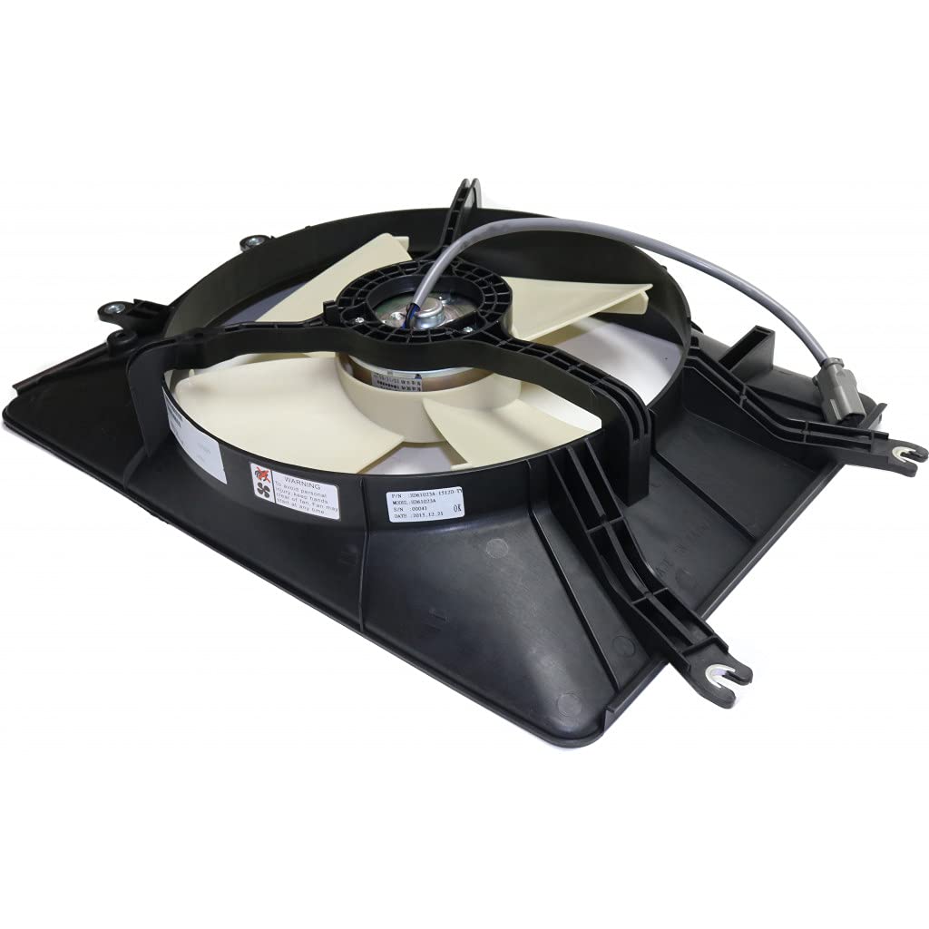 2003-2004 Honda Pilot Cooling Fan Assembly & A/C Condenser Replacement - OEM HO3113120 38615-PGK-A00 | Perfect for Engine Cooling System Repair & Maintenance