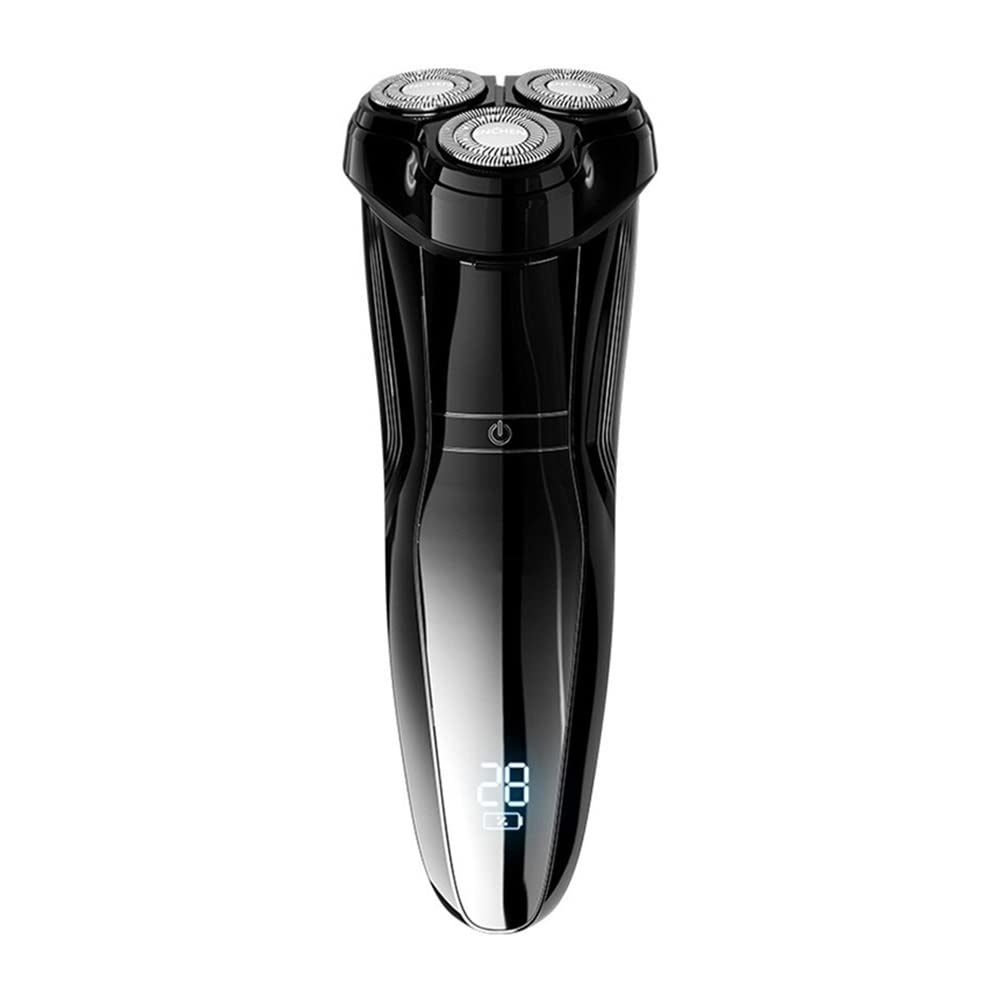 Electric Head Shaver for Bald Men - Rechargeable Triple Blade Razor with IPX7 Waterproof Design, Wet/Dry Washable Beard Trimmer - Perfect for Travel, Gym & Daily Shaving Routine