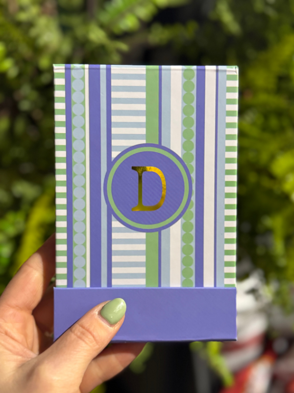 Initial Flip Notepad - Personalized Memo Pad for Notes, Lists & Reminders - Perfect for Office, School & Home Organization