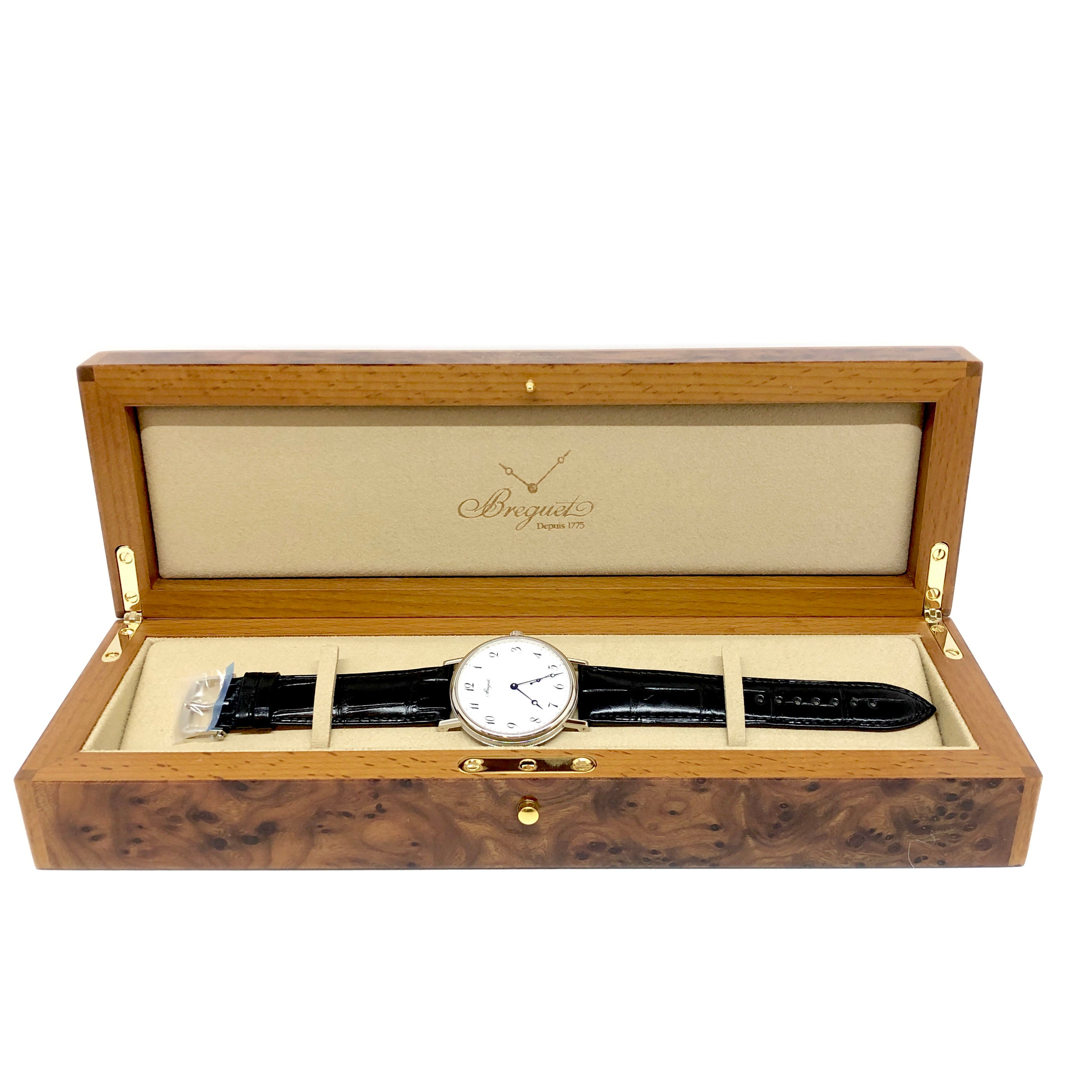 Breguet Classique 7147 18K White Gold Men's Luxury Watch - Elegant Dress Watch for Business, Formal Events & Special Occasions