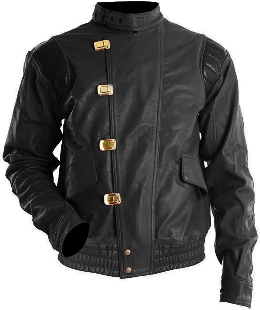 Men's Akira Motorcycle Jacket - Kaneda Cosplay Faux Leather Bomber Jacket (Red/Black) | Anime-Inspired Biker Style for Halloween, Comic-Con & Themed Parties
