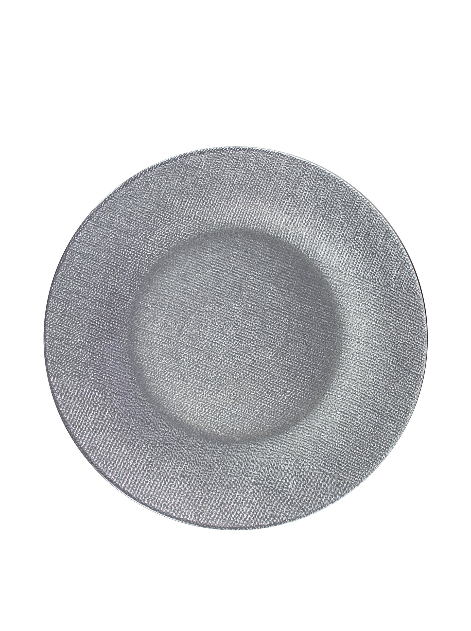 Premium Silver-Plated Charger Plate for Elegant Dining & Special Occasions - Perfect for Weddings, Anniversaries, and Formal Events