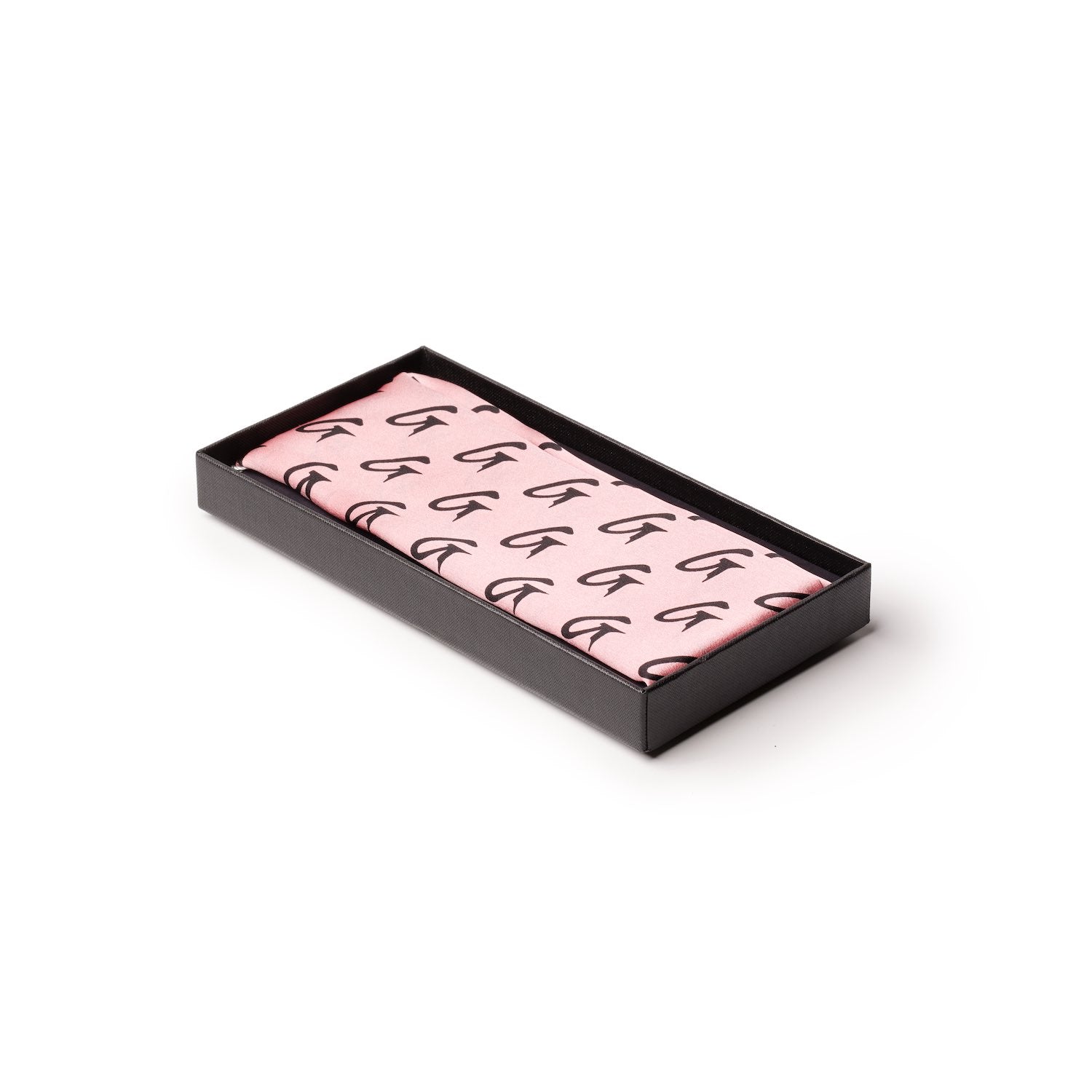 Luxury Medium Monogram Silk Scarf - Soft Pink Fashion Accessory for Women | Perfect for Office, Parties & Special Occasions