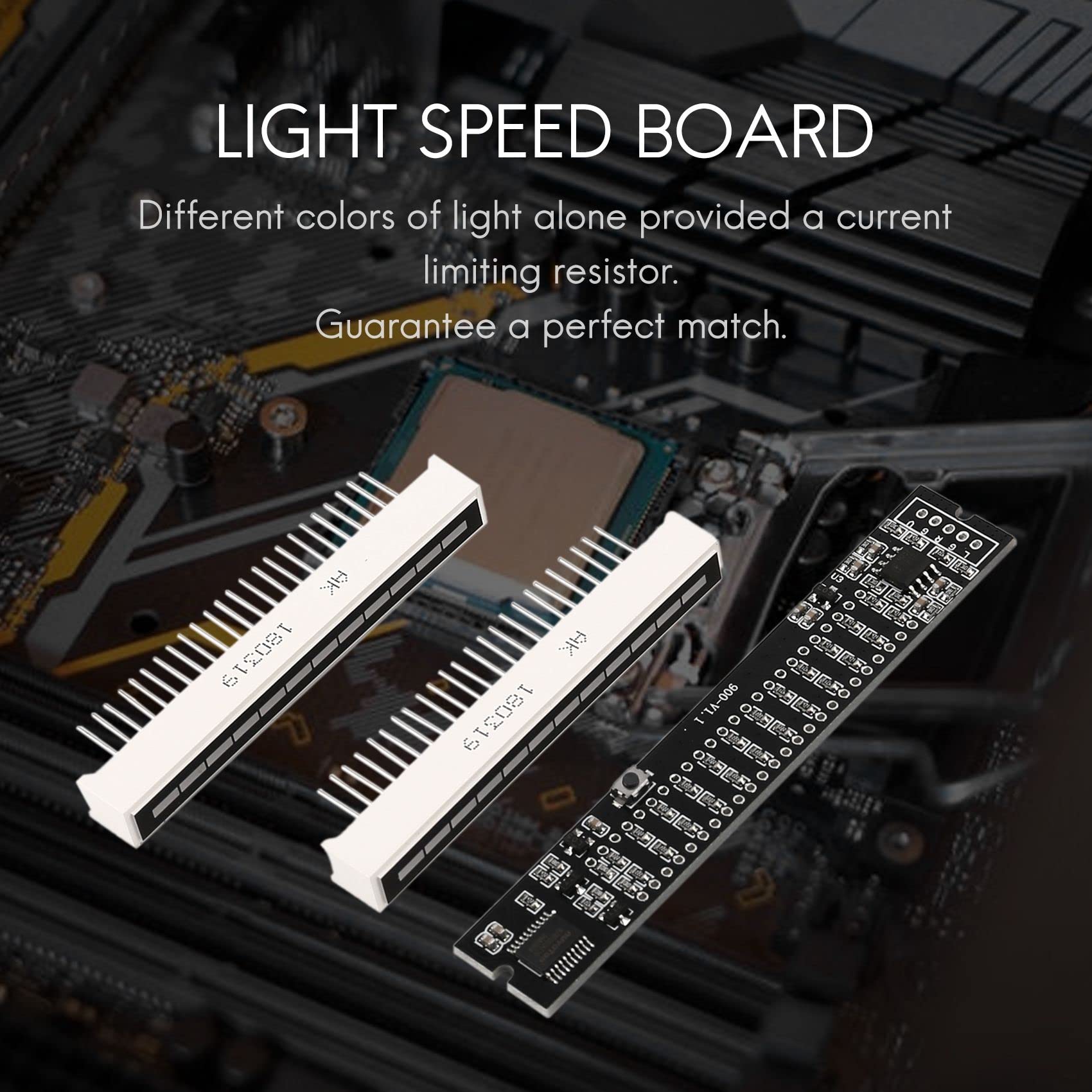 Myhoomowe Mini Dual 12-Level VU Meter Stereo Amplifier Board with Adjustable LED Lights - Perfect for DIY Audio Projects, Home Stereo Systems & Vintage Music Equipment