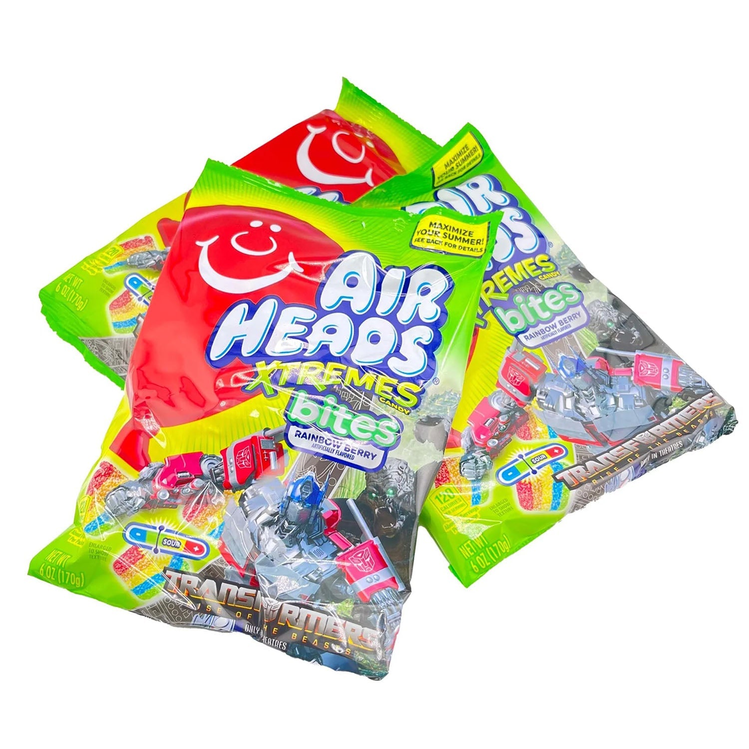 Airheads Xtreme Bites Sour Candy - 6oz Bags (Pack of 12) | Bulk Candy for Parties, Halloween Treats & Office Snacks