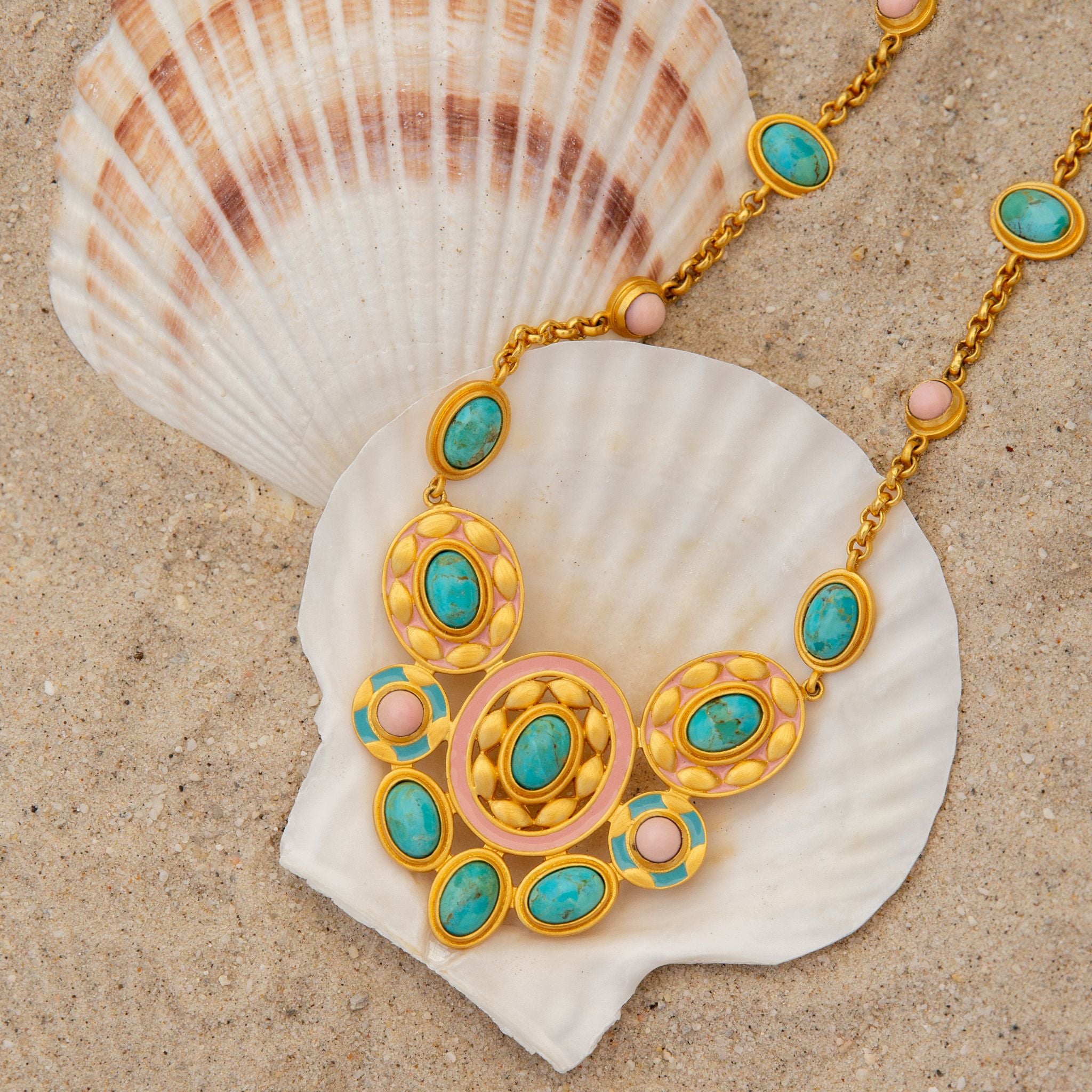 Venice Statement Necklace - Elegant Beaded Jewelry for Women | Perfect for Weddings, Parties & Special Occasions