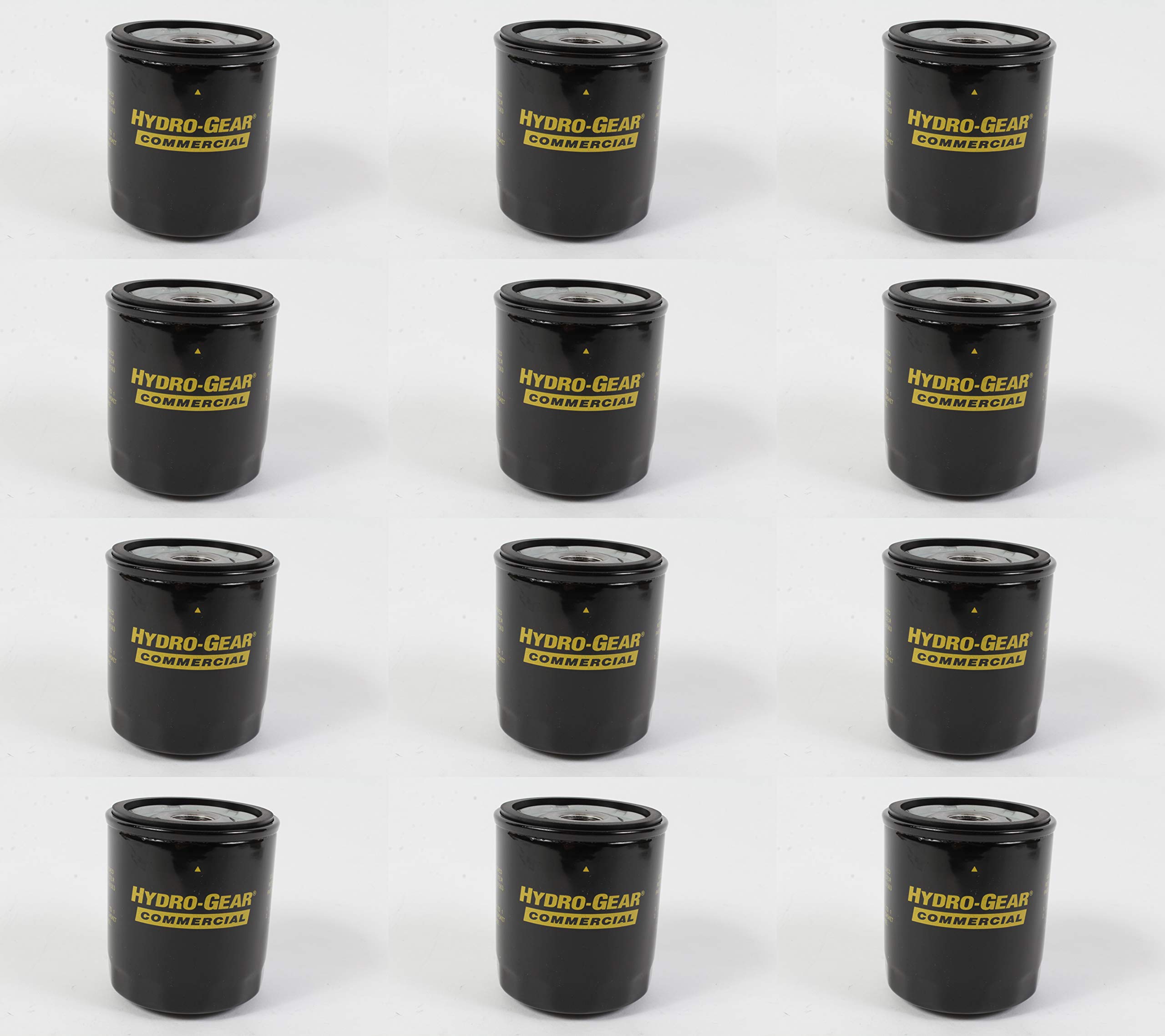 12 Pack OEM Hydro Gear 51563 Transmission Oil Filter - Compatible with Exmark, Ferris, Husqvarna, Toro & Scag Lawn Mowers - Perfect for Commercial Landscaping & Lawn Maintenance