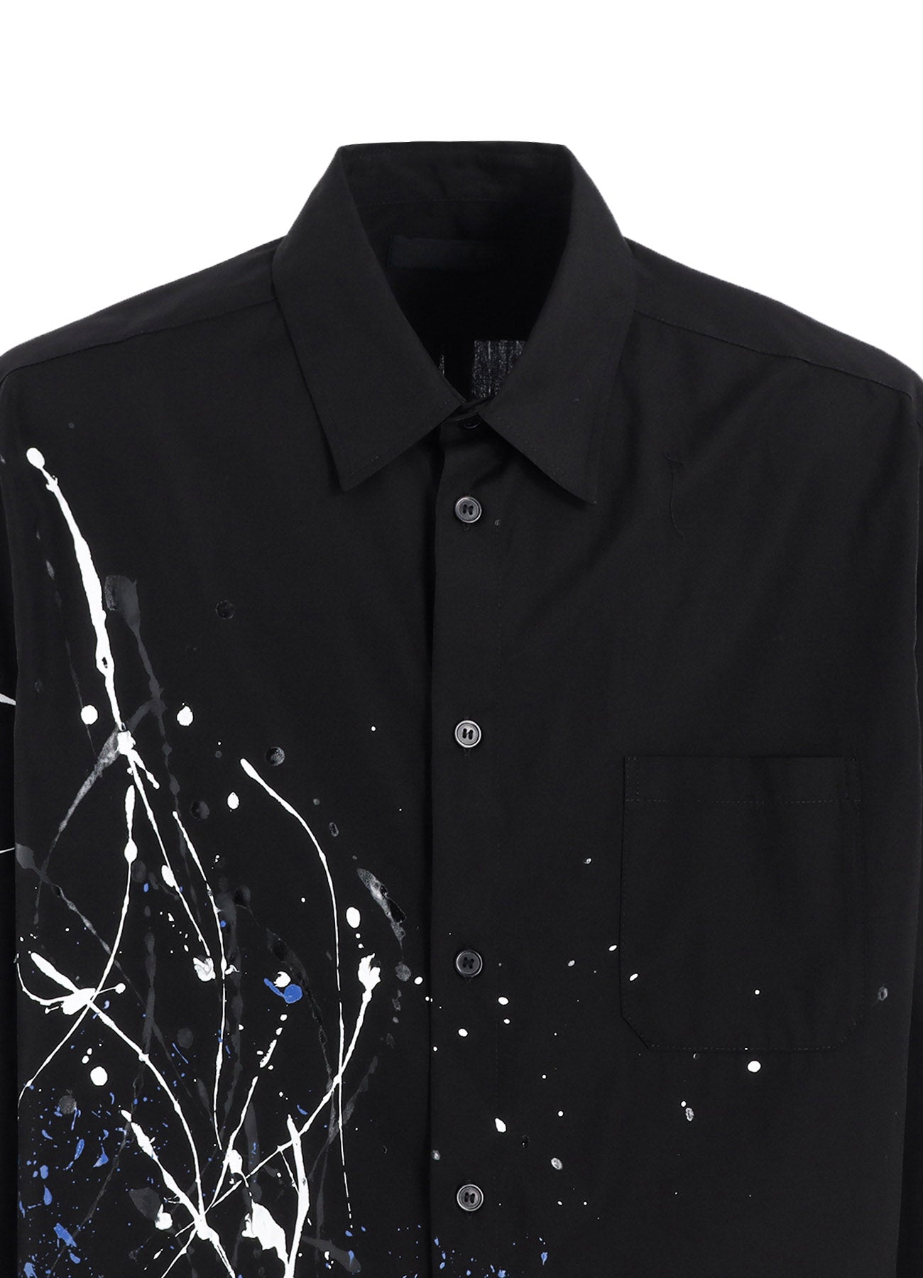 Stylish Cotton Broad Splash Painted Long Shirt for Women - Trendy Boho Chic Blouse for Casual Outings & Summer Festivals