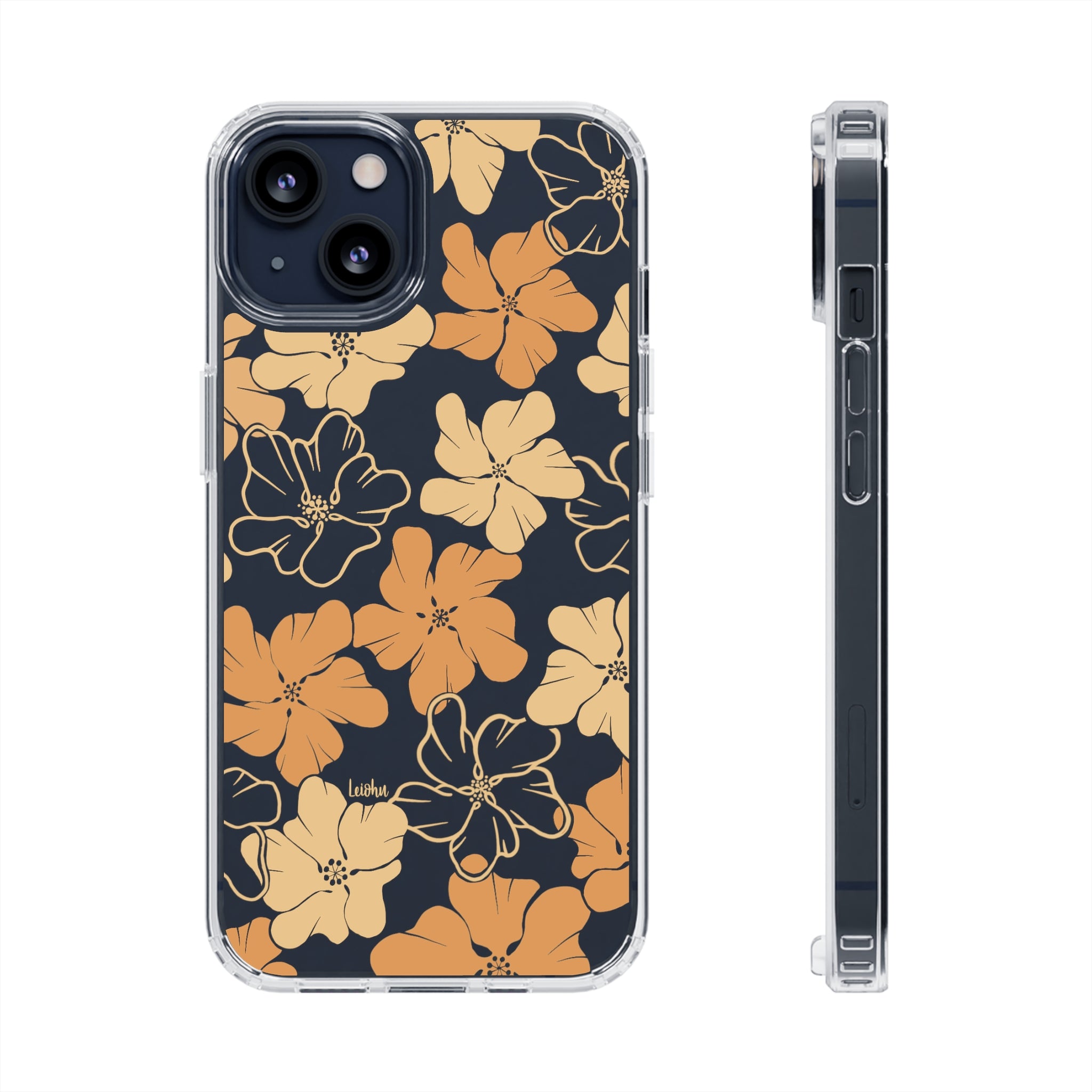 RETRO ILIMA Clear Phone Case - Slim Protective Cover for iPhone & Samsung - Perfect for Everyday Use & Travel