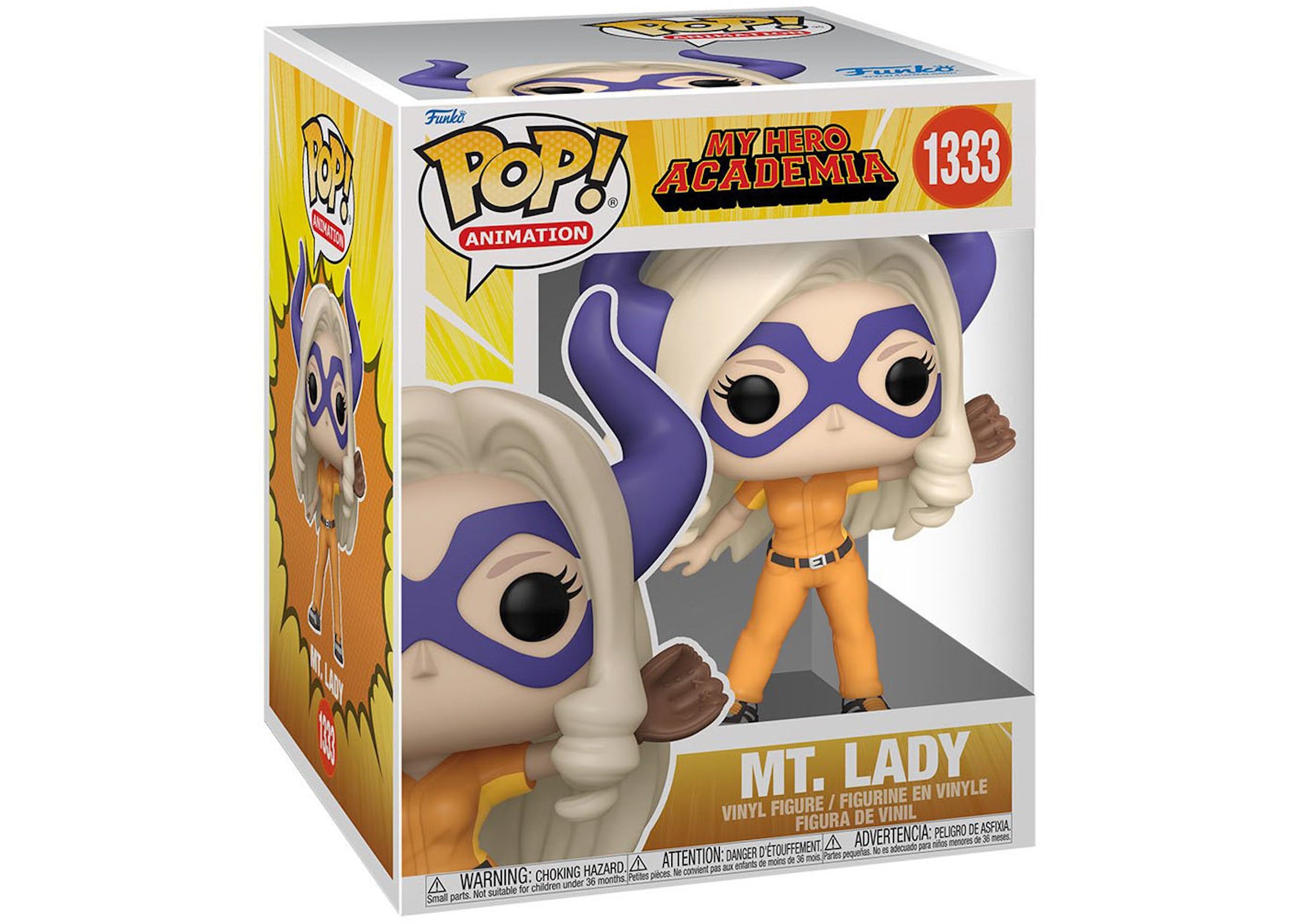 Official My Hero Academia Mt. Lady Anime Figure - Premium 1333 Collectible for Fans | Perfect for Display, Cosplay & Anime Decor