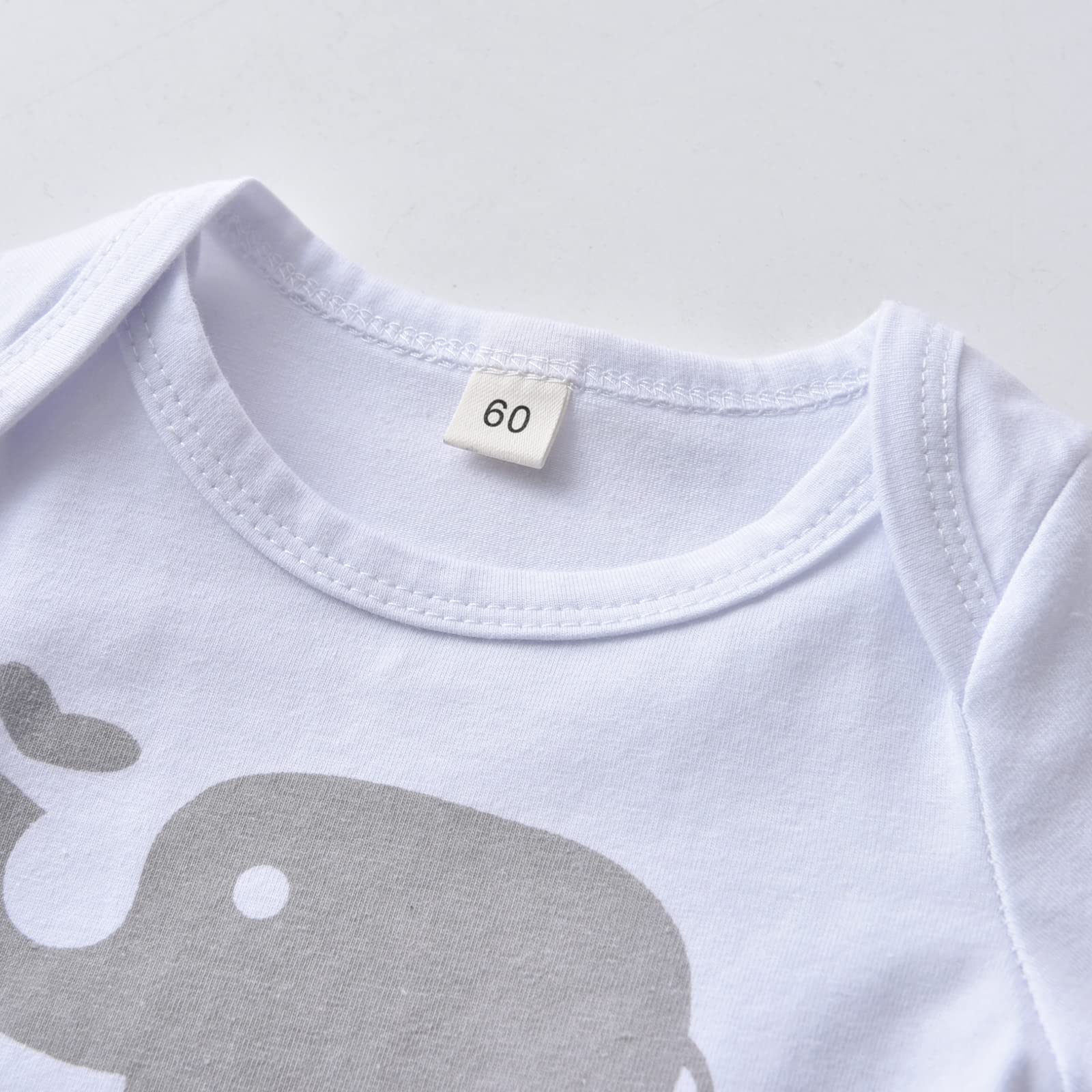 Newborn Baby Boy Clothes Set - 3 Piece Outfit with Long Sleeve Bodysuit, Pants & Hat | Soft Cotton Infant Romper for Photo Shoots, Gift Giving & Daily Wear